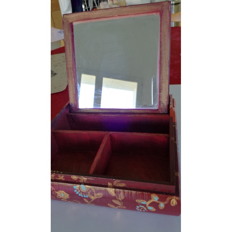 Coffret Fleurs orangé et prune