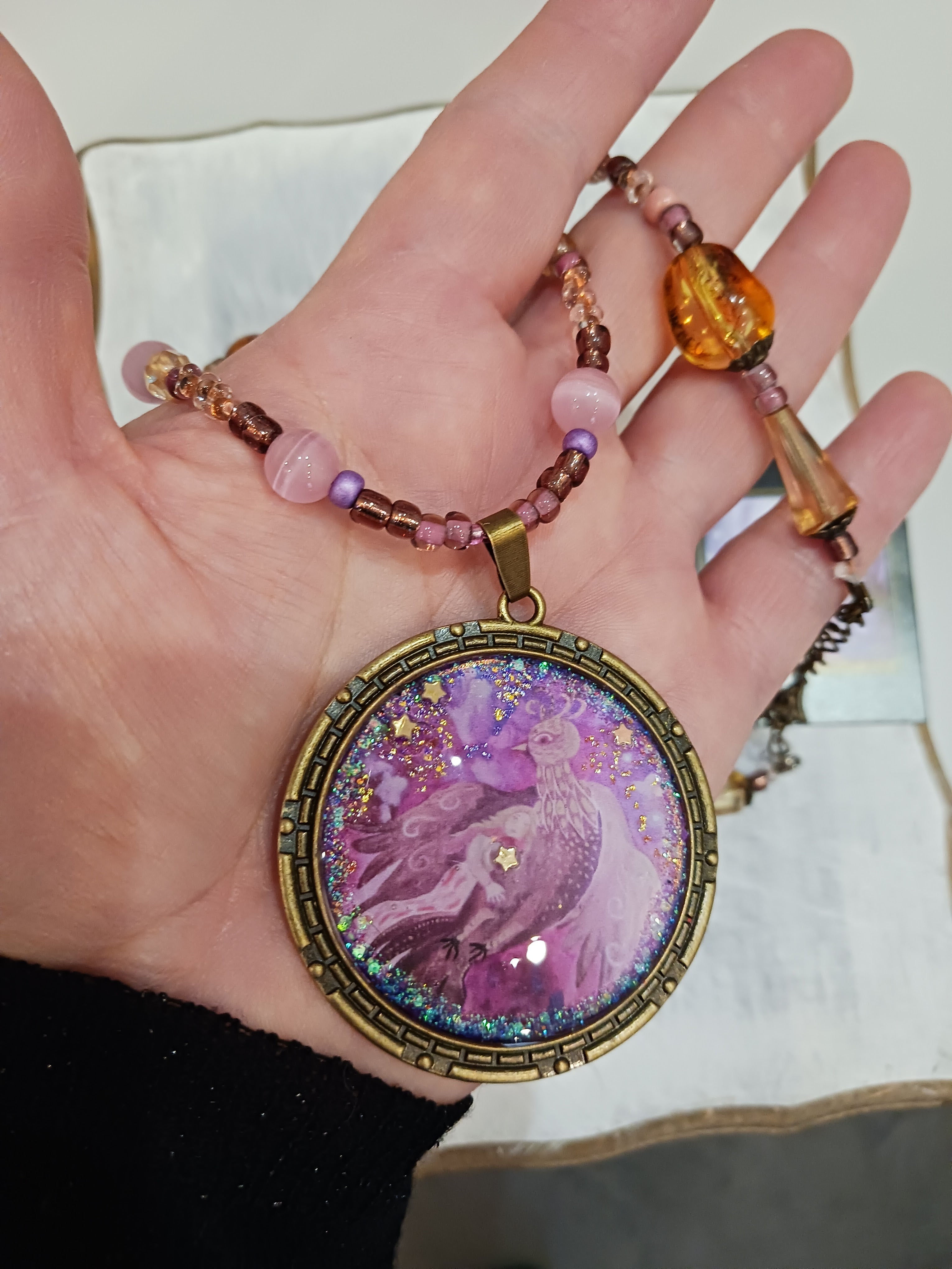 Collier féérique "Sous ton aile"