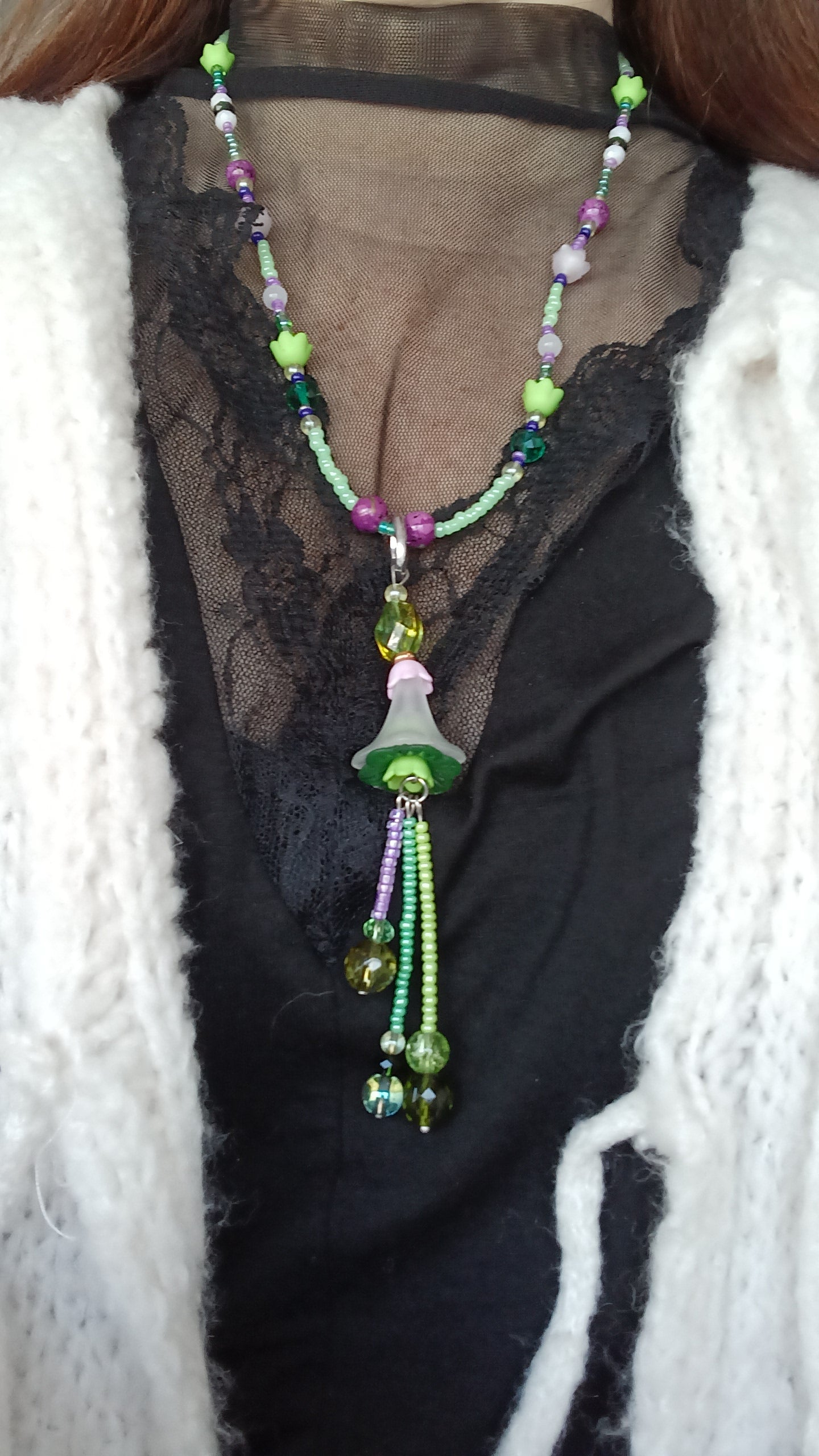 Collier fleurs 🌸 🌸