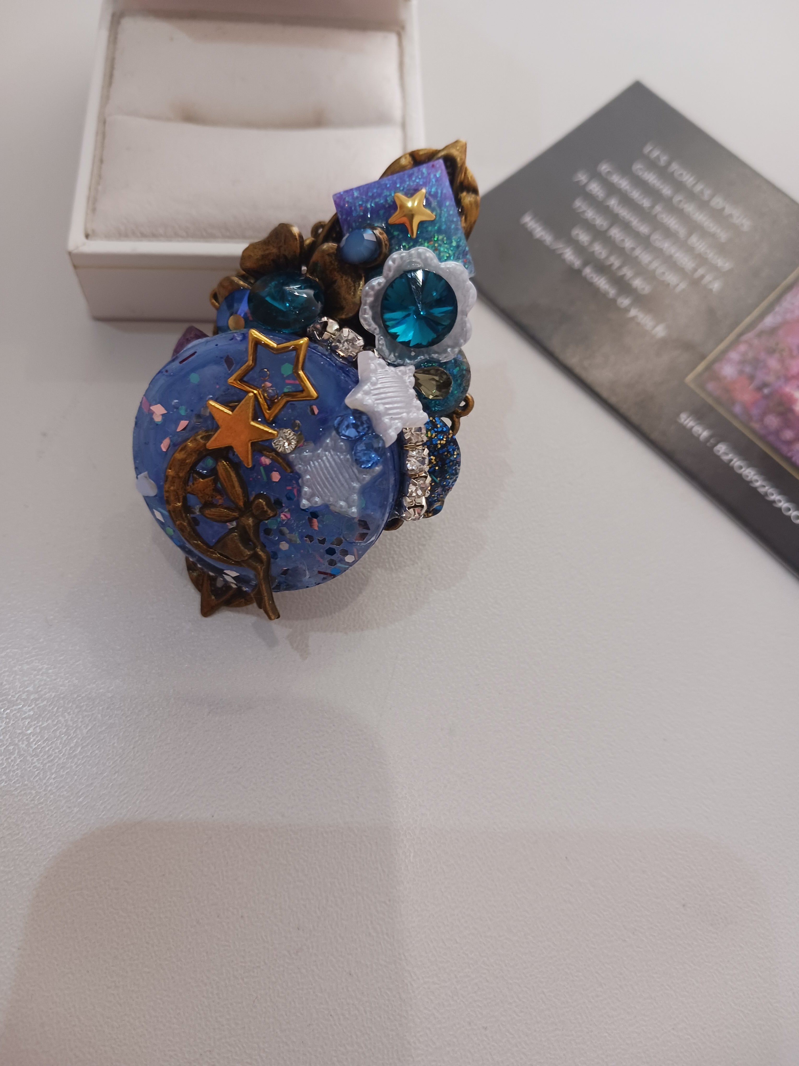 Grosse bague "Petite fée des étoiles"