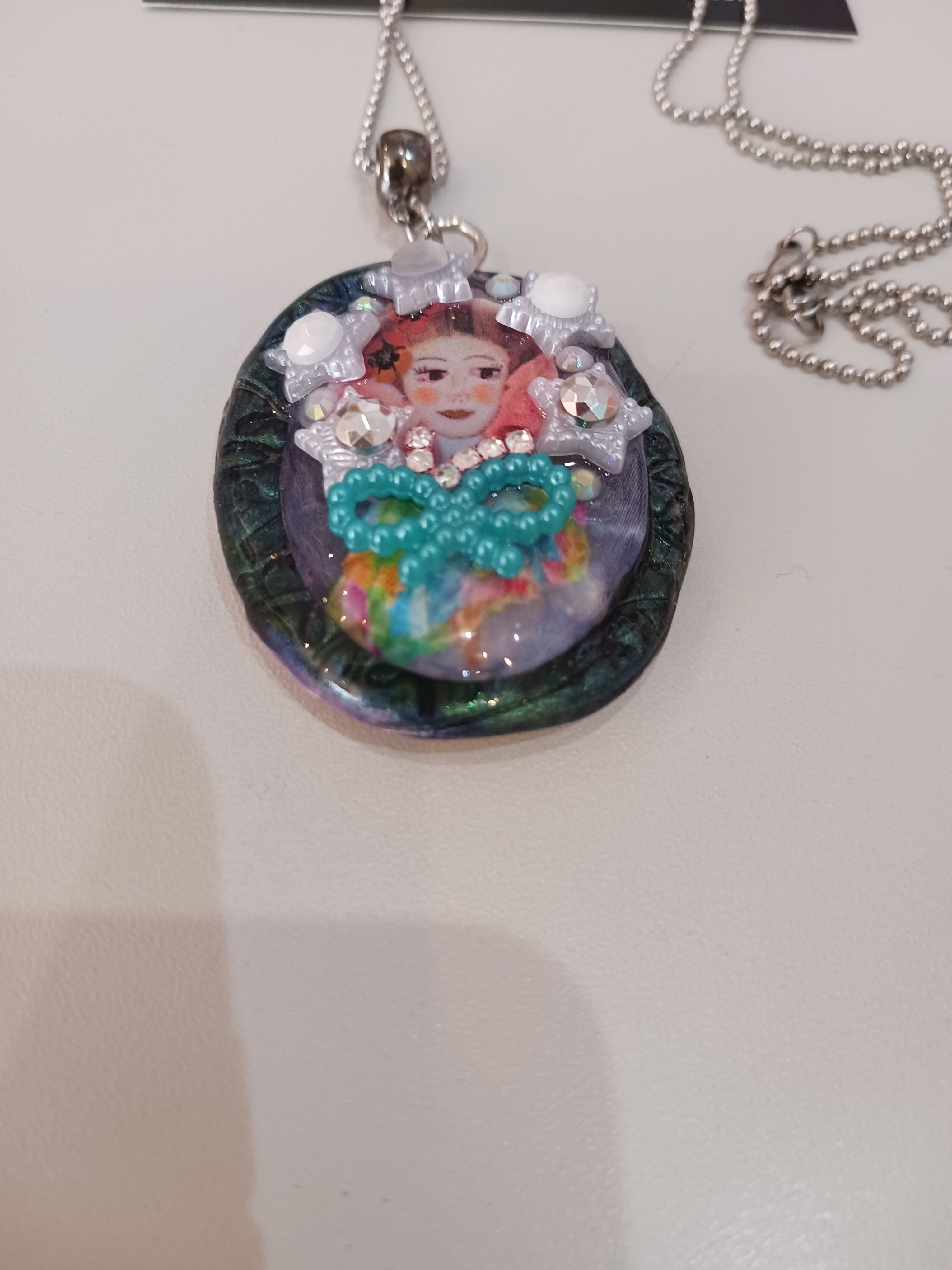 Collier Madone au coeur pur