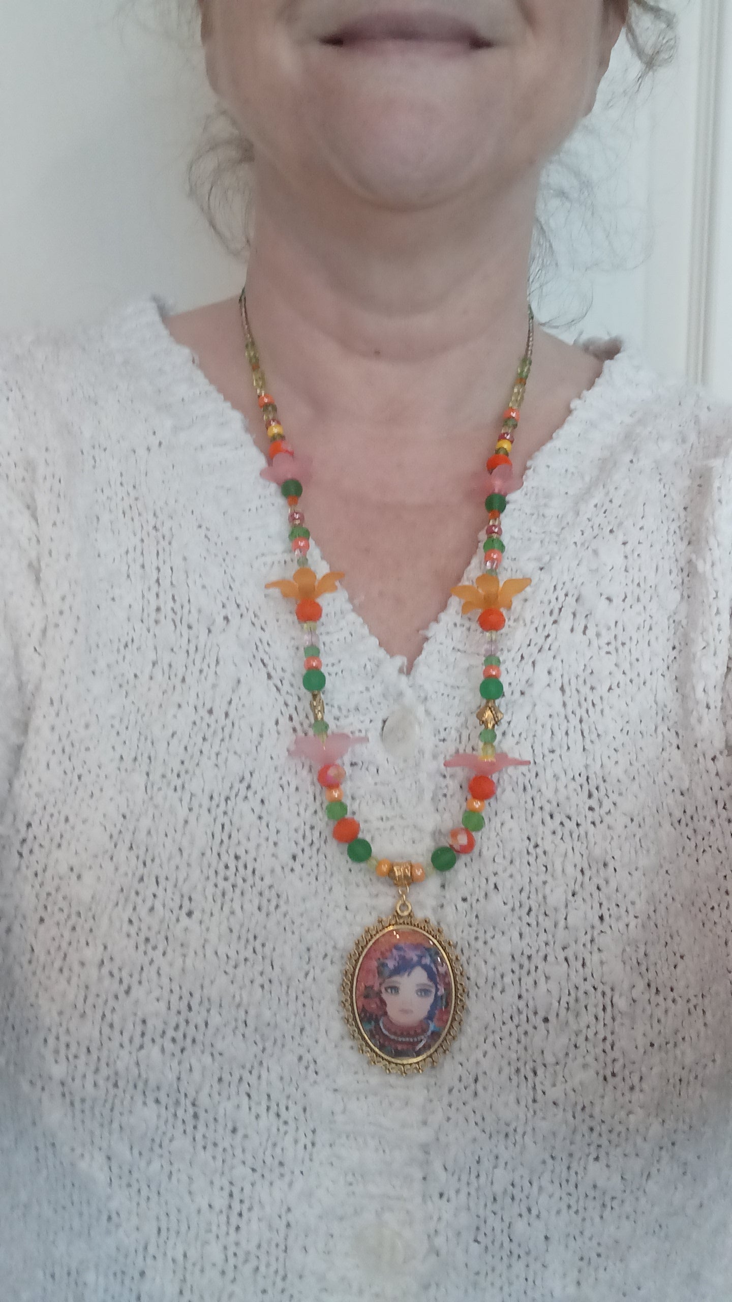 Collier Grichka dans les fleurs 🌸 🌸