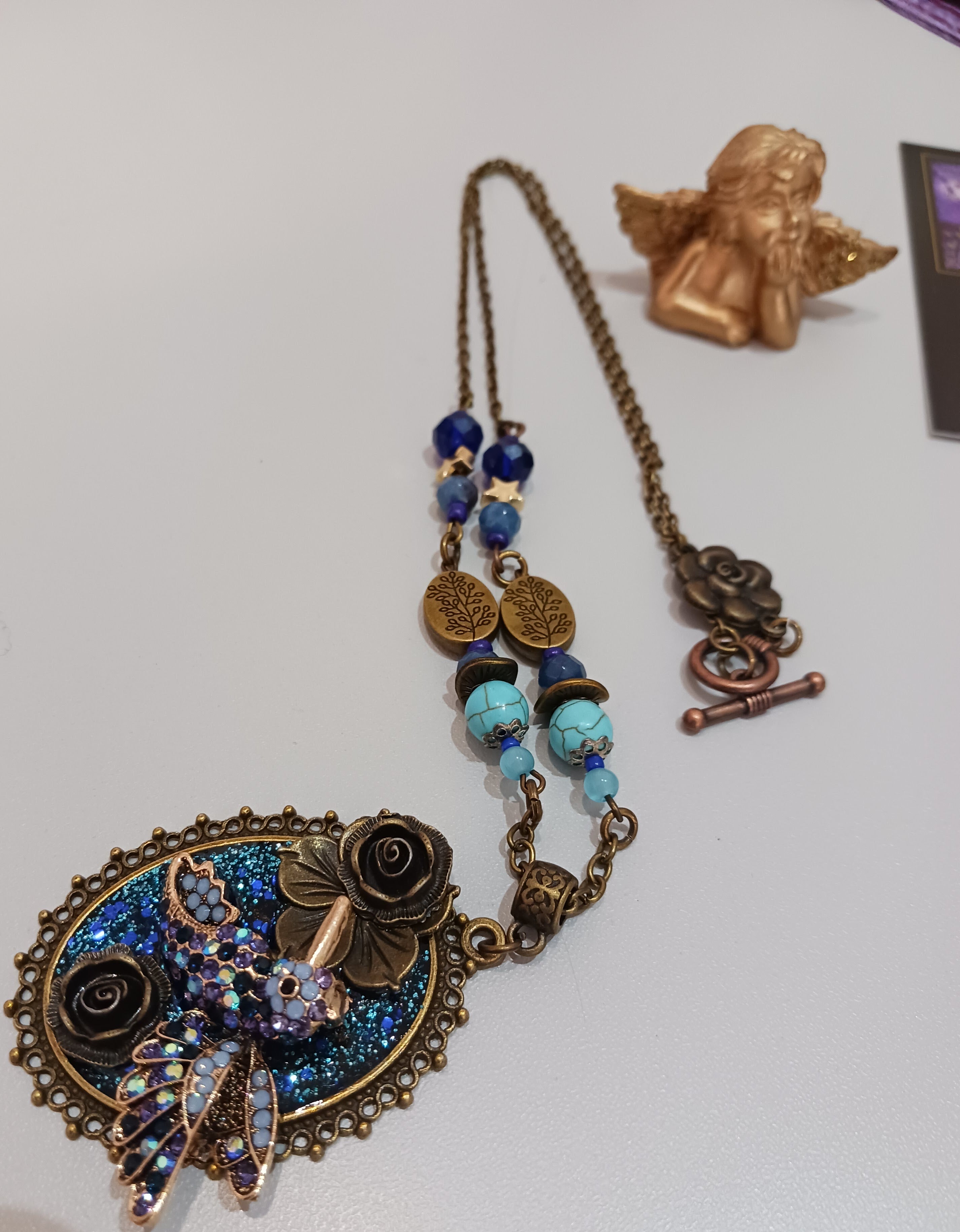 Collier Féérique "Petit colibri"