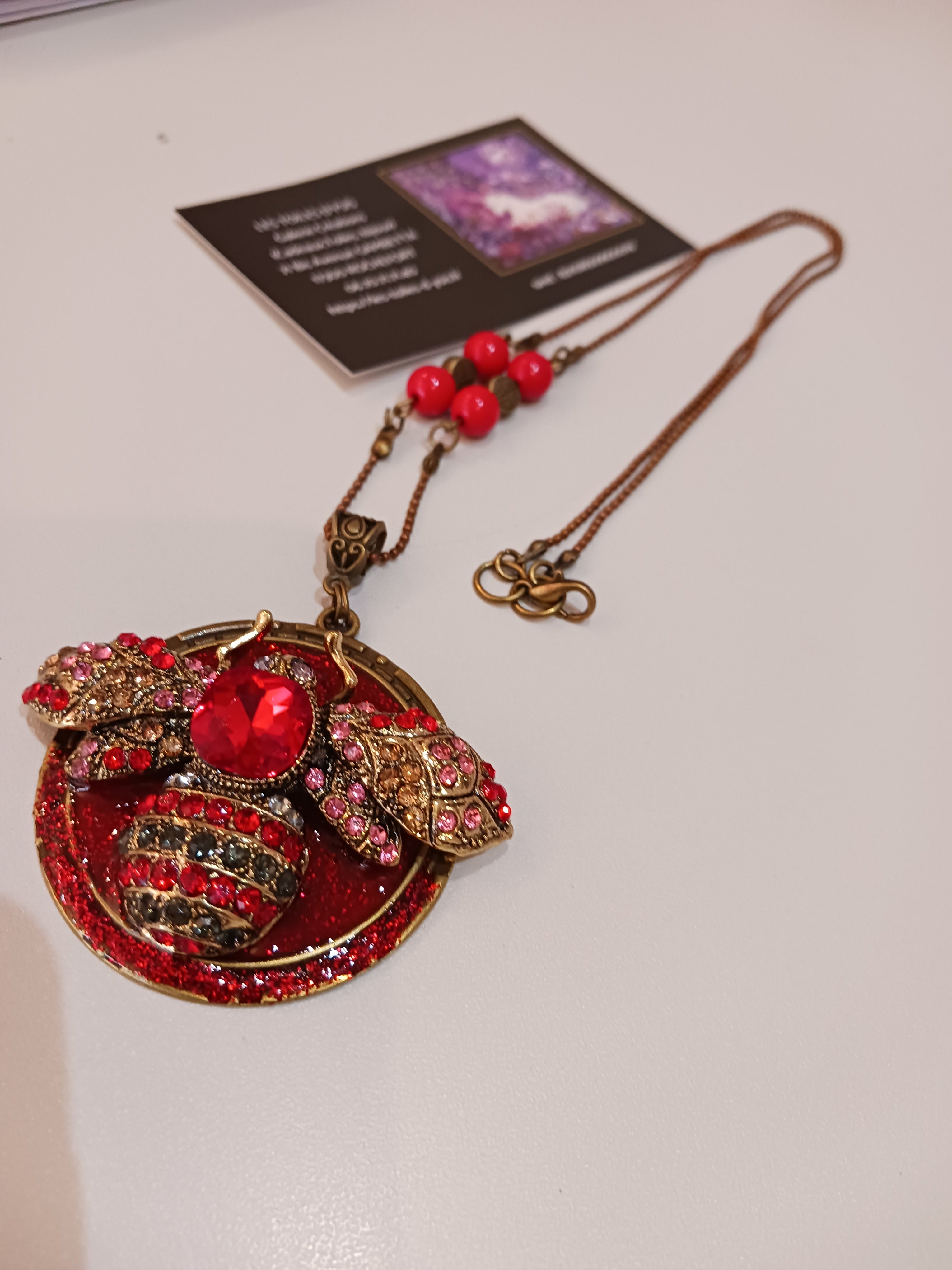 Collier Papillon de nuit Royal