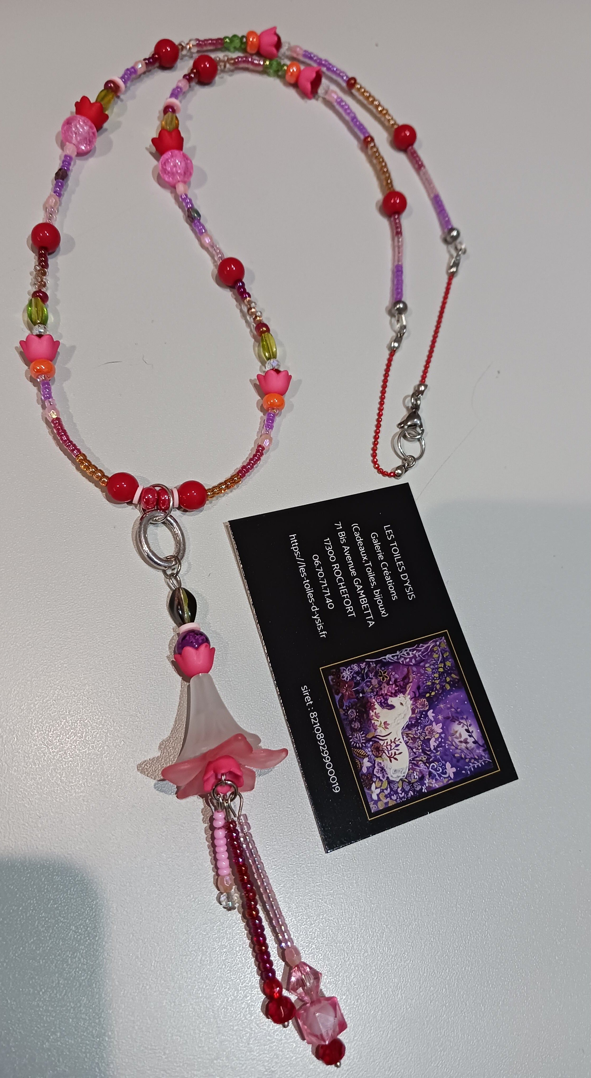 Collier multi fleurs 🌸 🌸 🌸 🌸