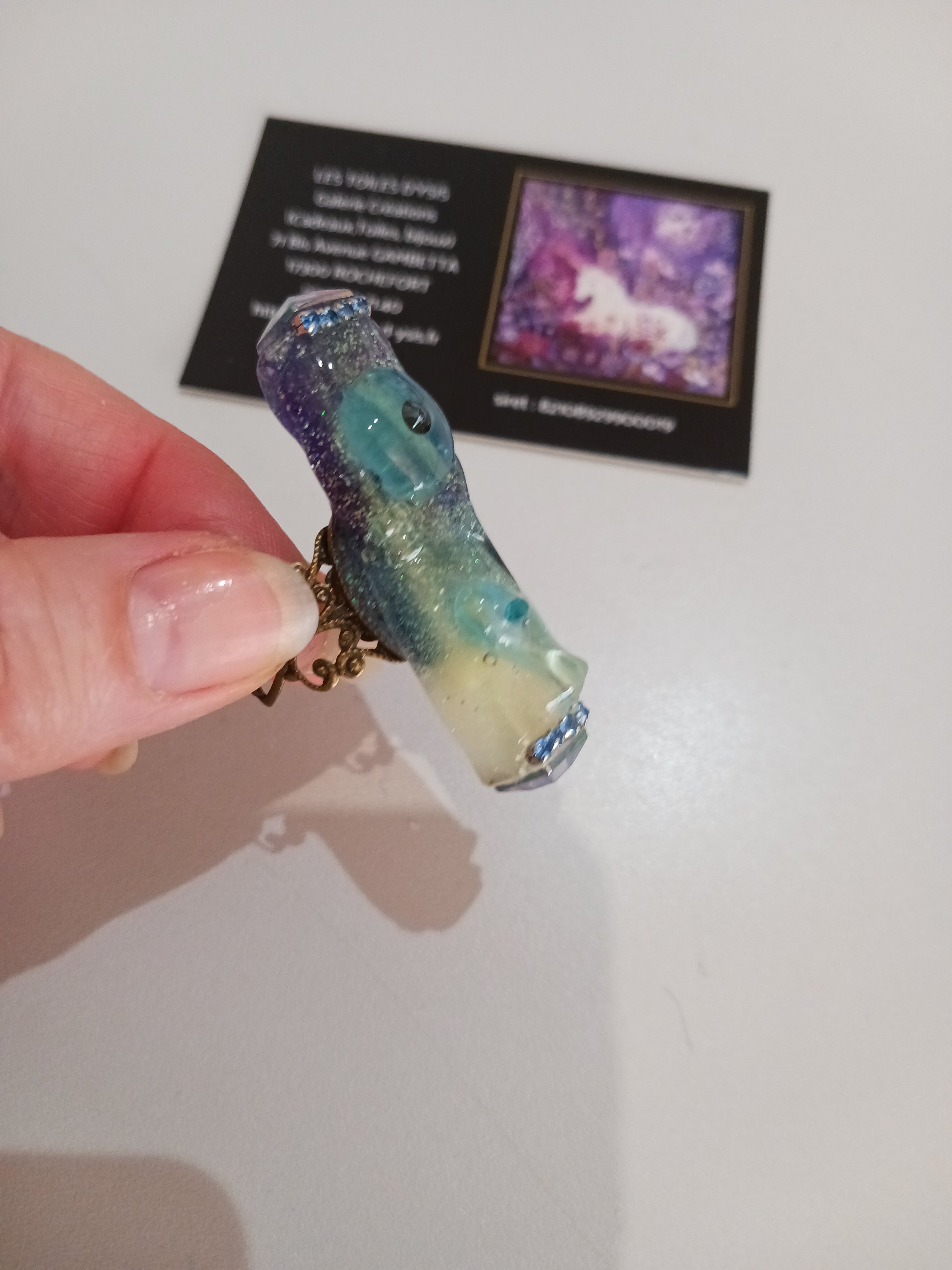 Bague " Les pieds dans l'eau "
