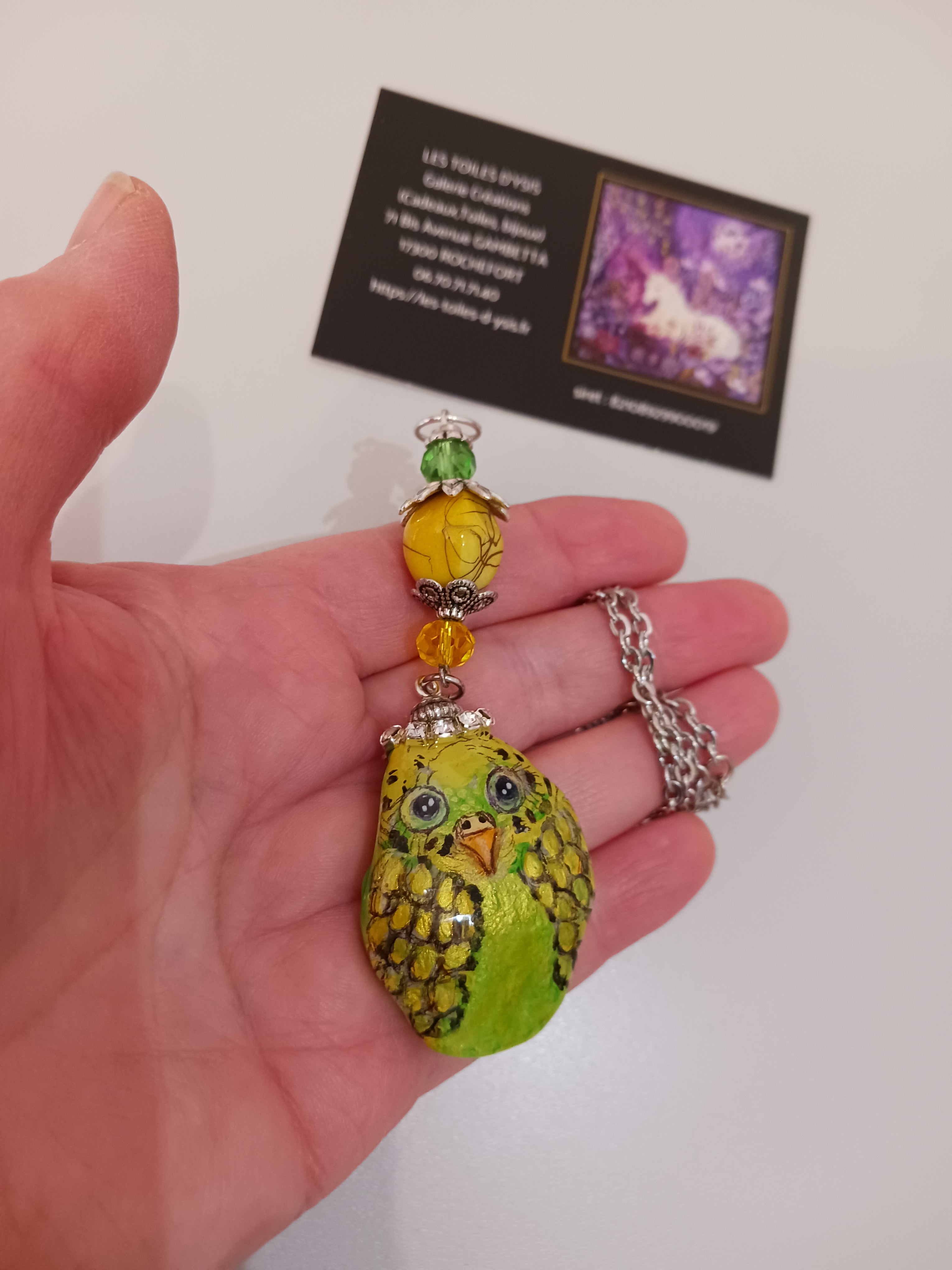 Collier Petite perruche