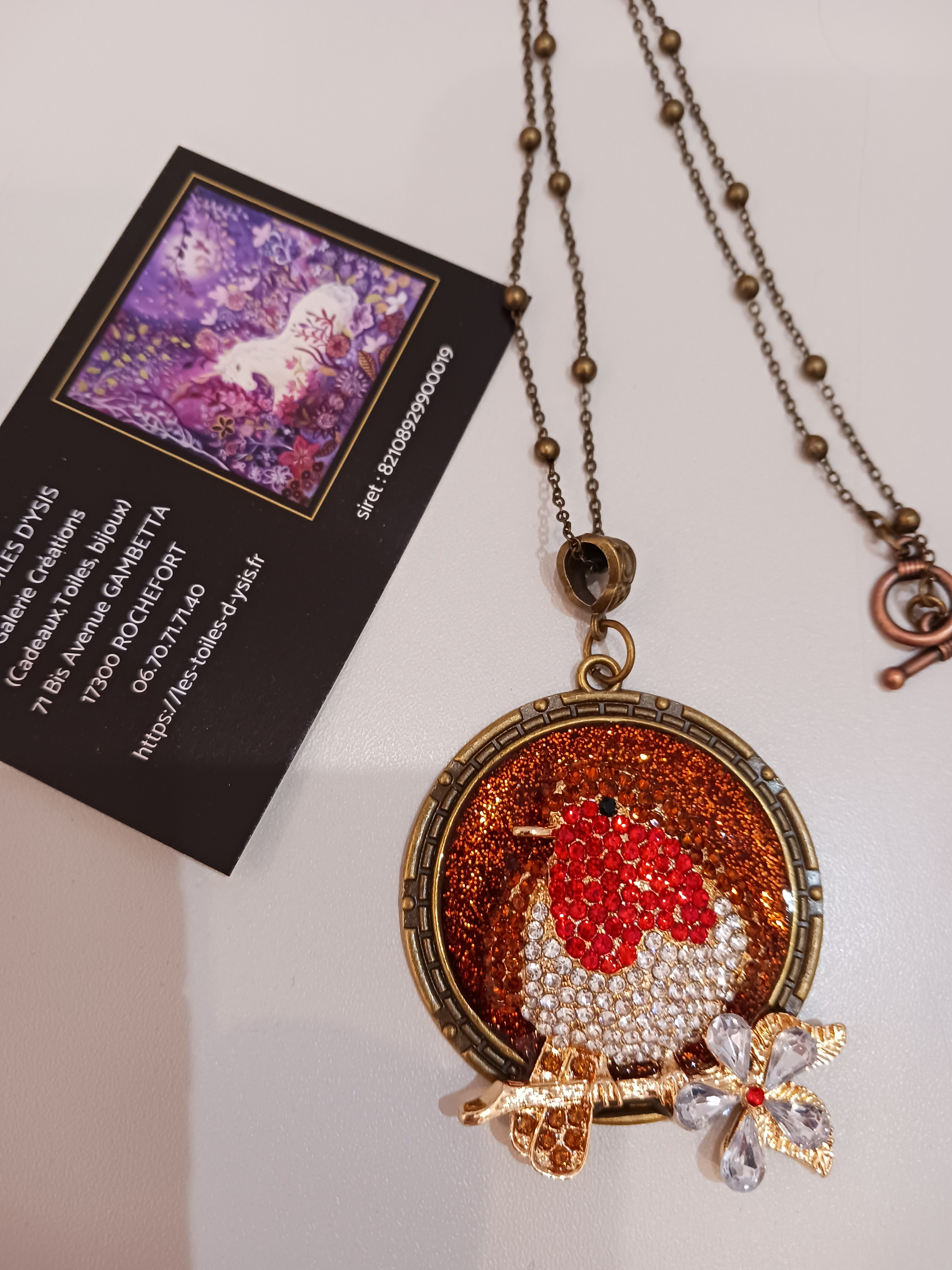 Collier petit rouge-gorge