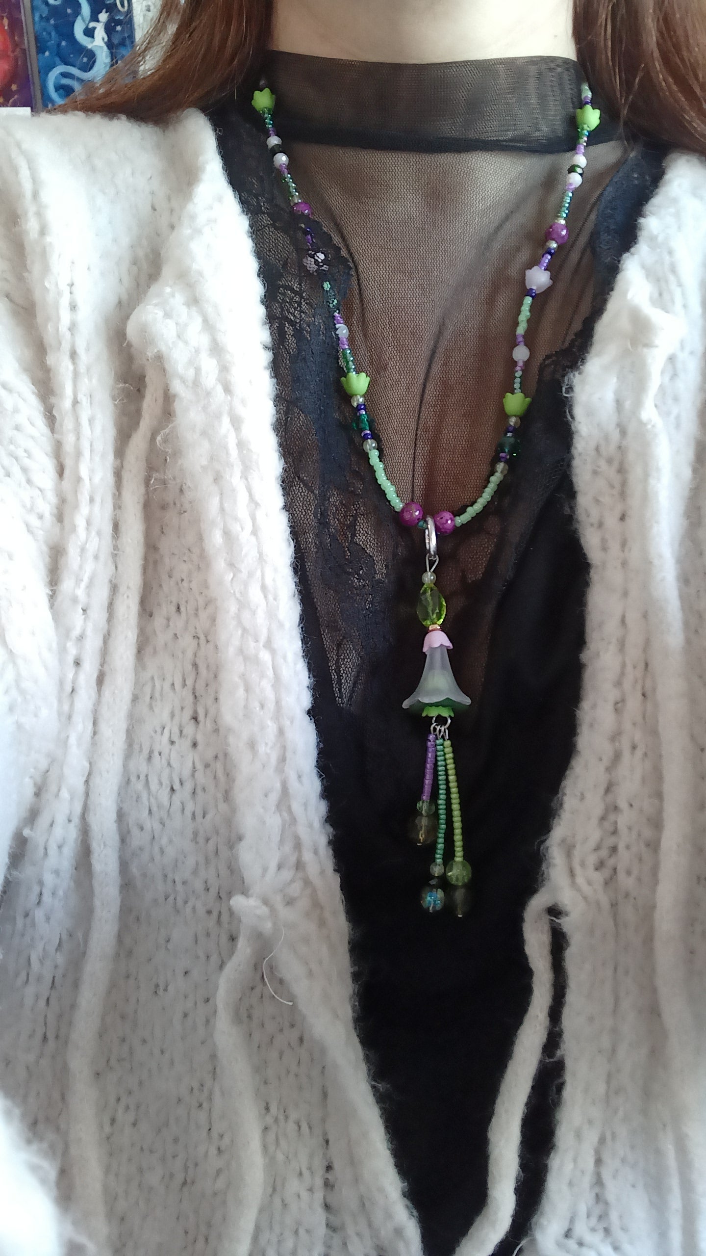 Collier fleurs 🌸 🌸