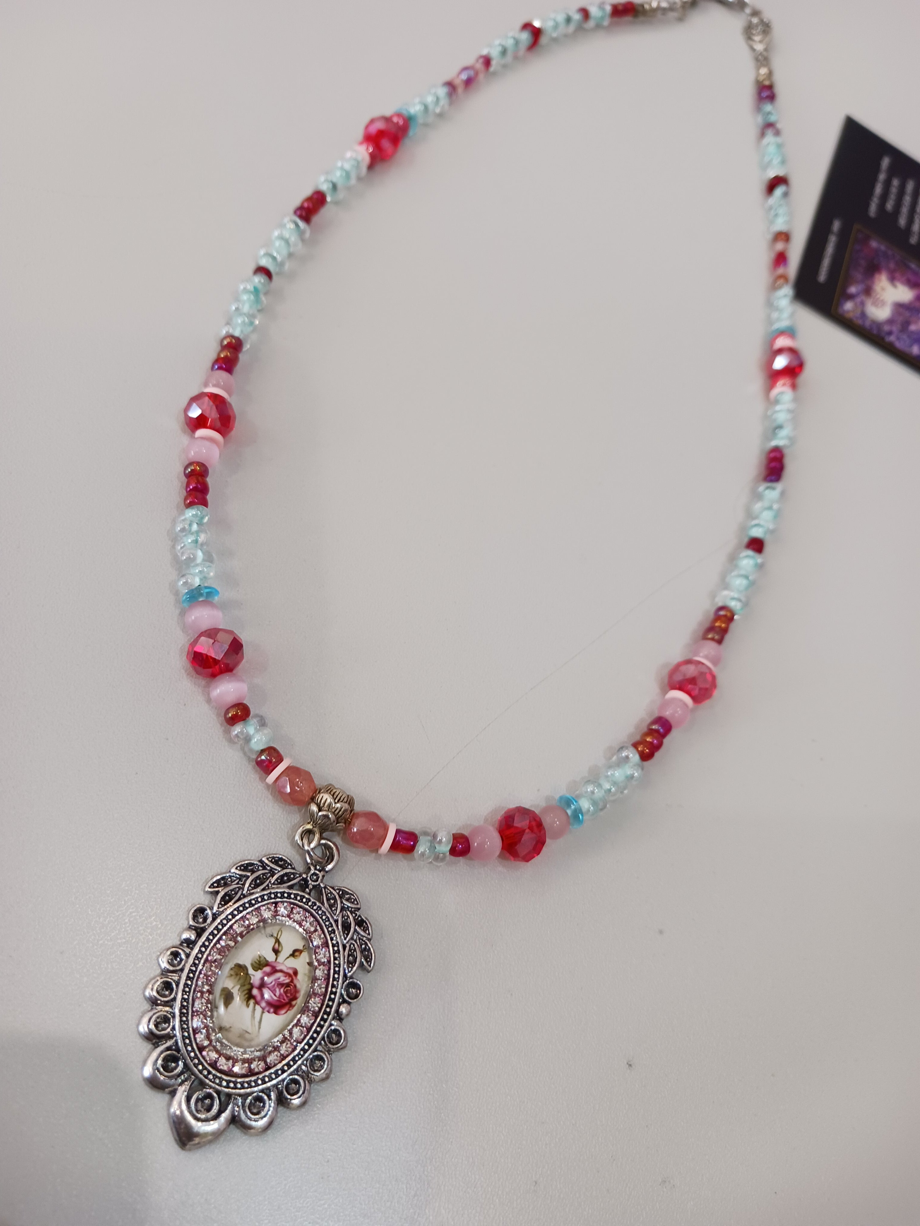 Collier rose 🌹 éternelle