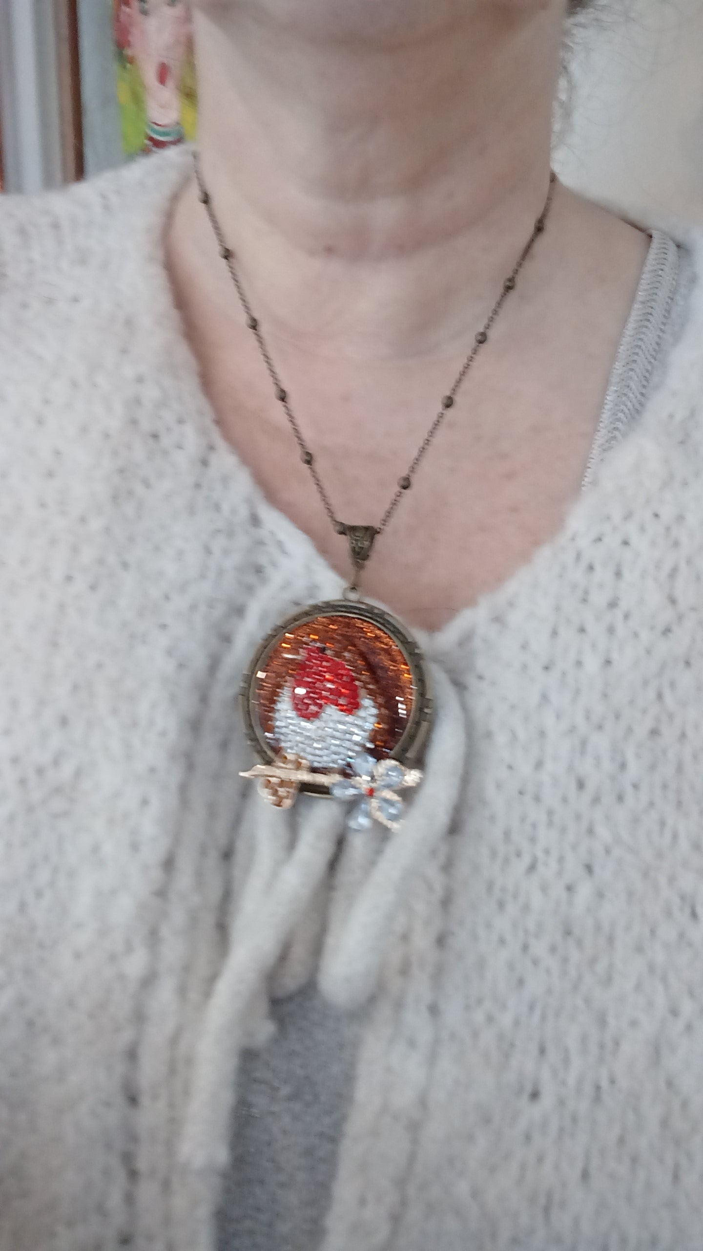 Collier petit rouge-gorge