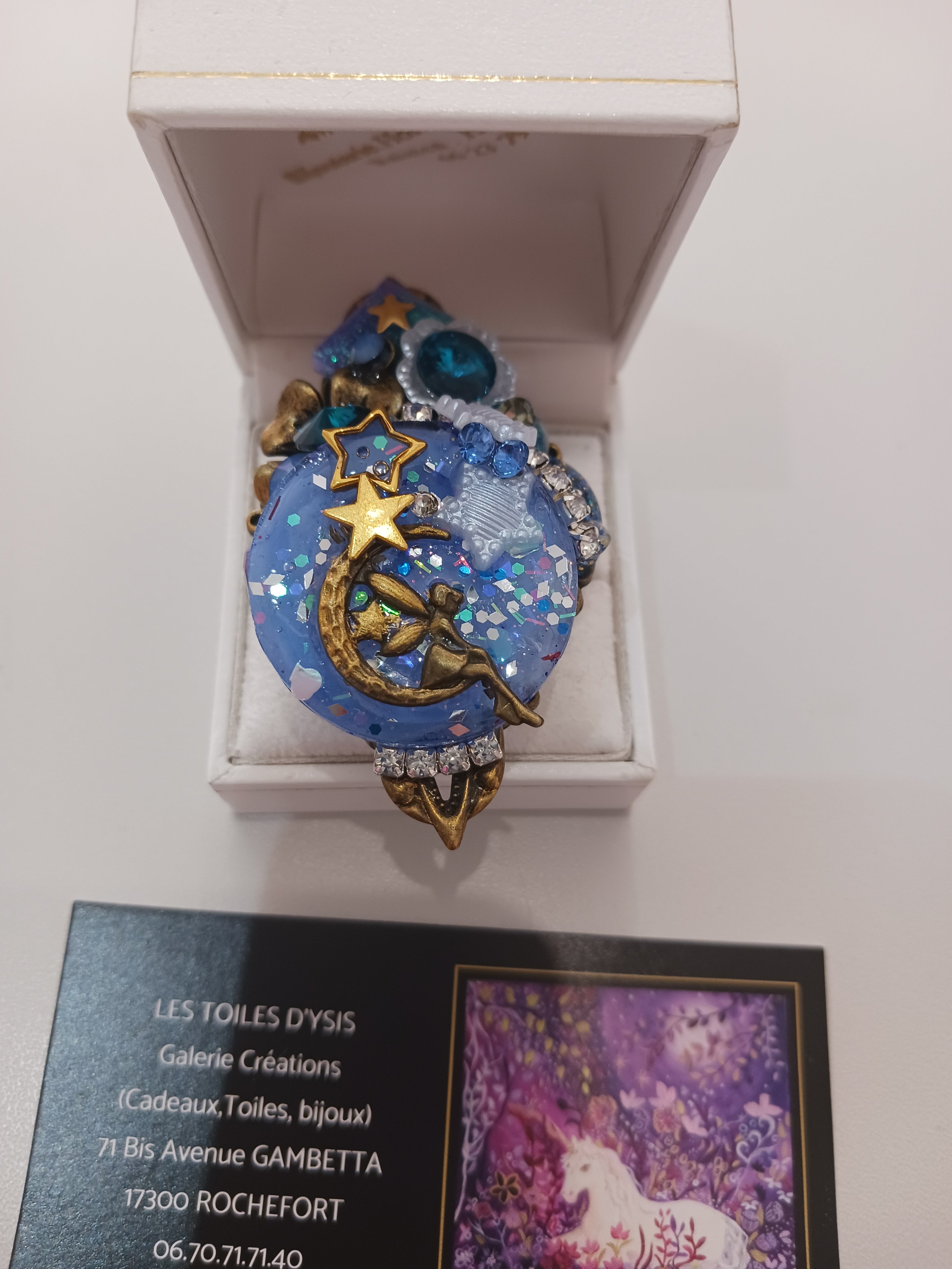 Grosse bague "Petite fée des étoiles"
