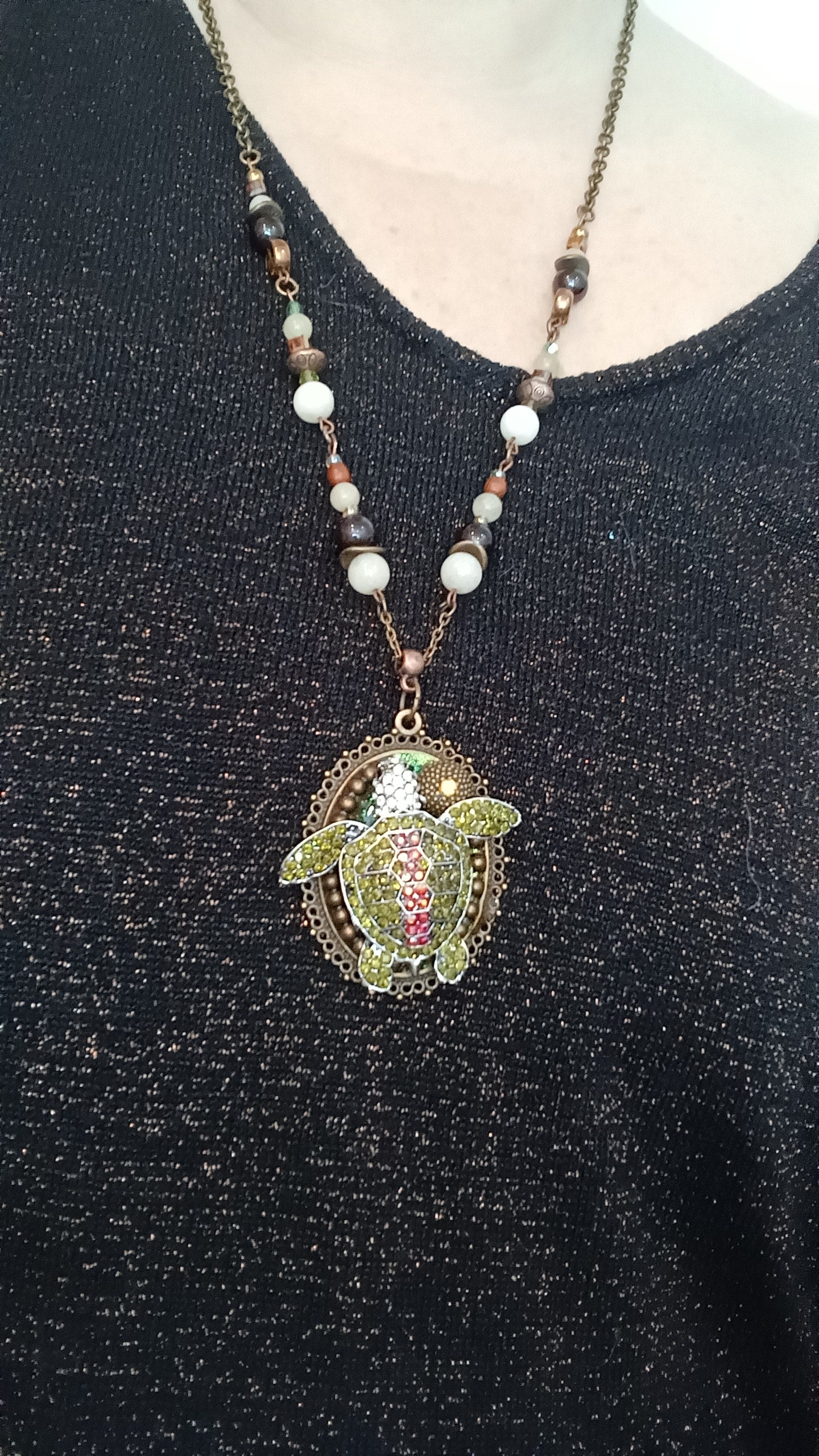 Collier petite tortue de mer