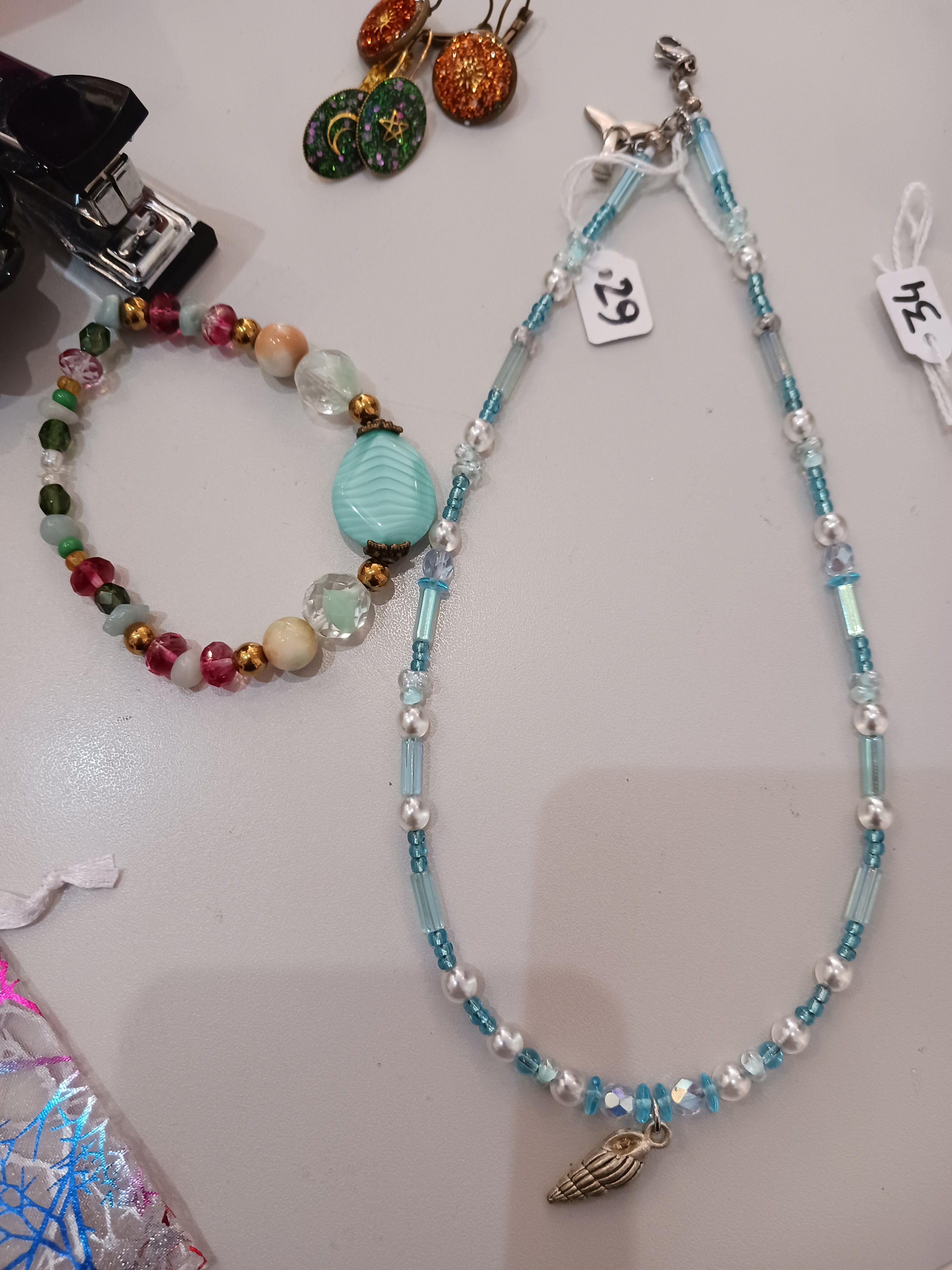 Collier , boucles , bracelet