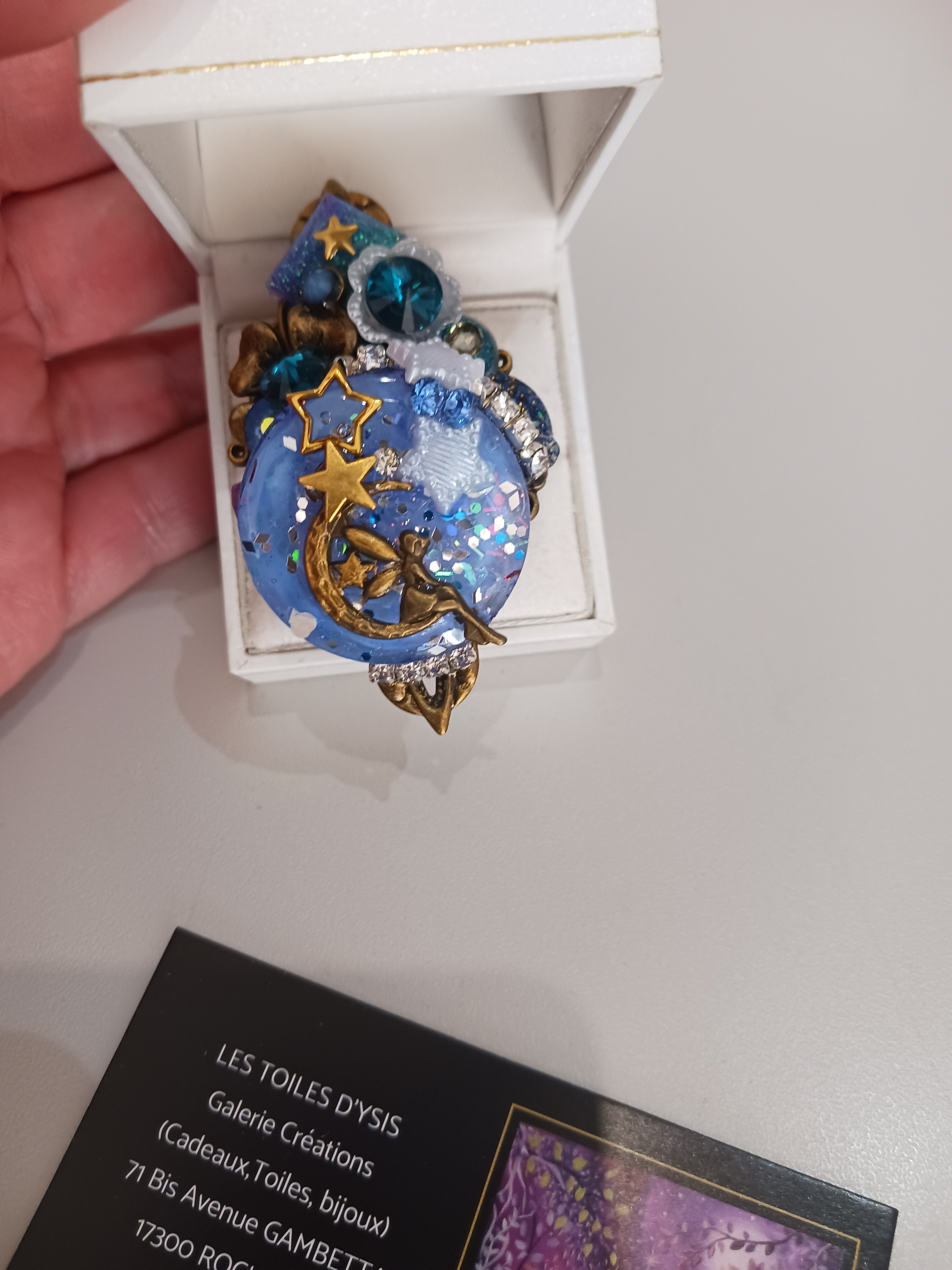 Grosse bague "Petite fée des étoiles"