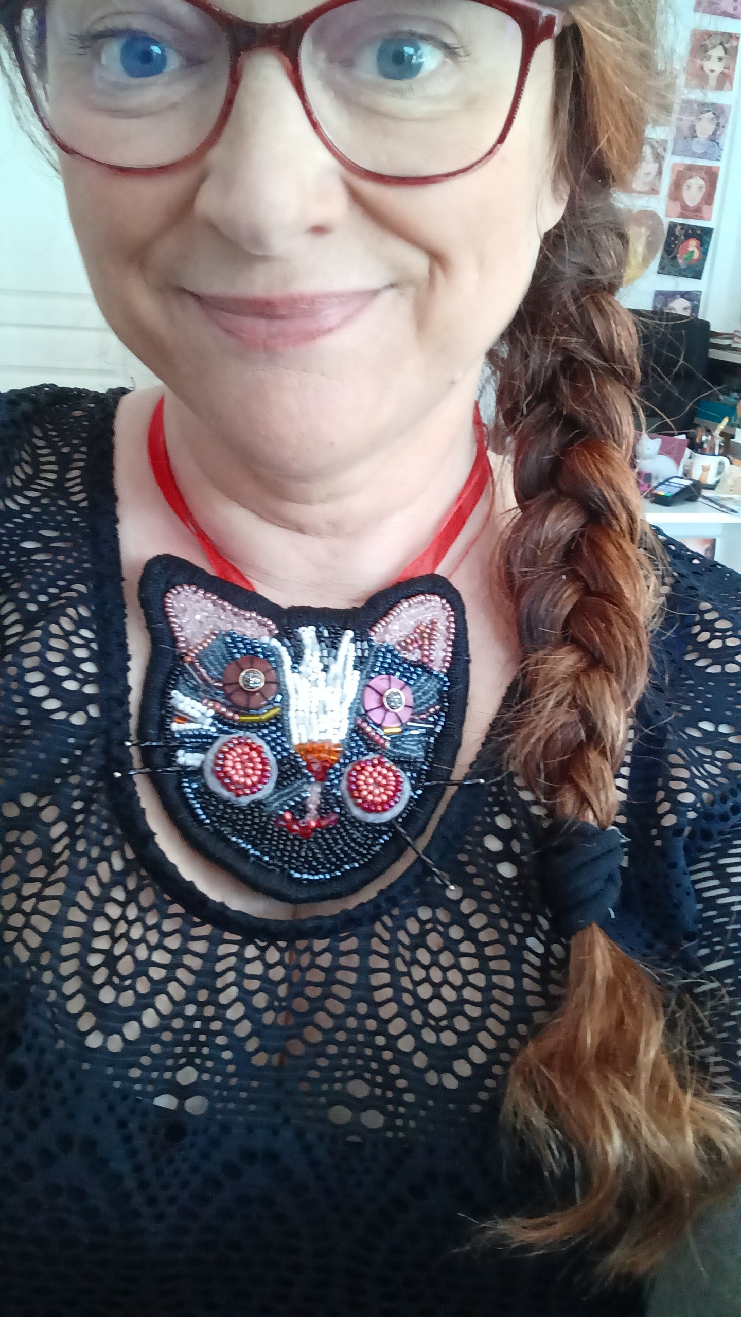 Collier Funny Cat