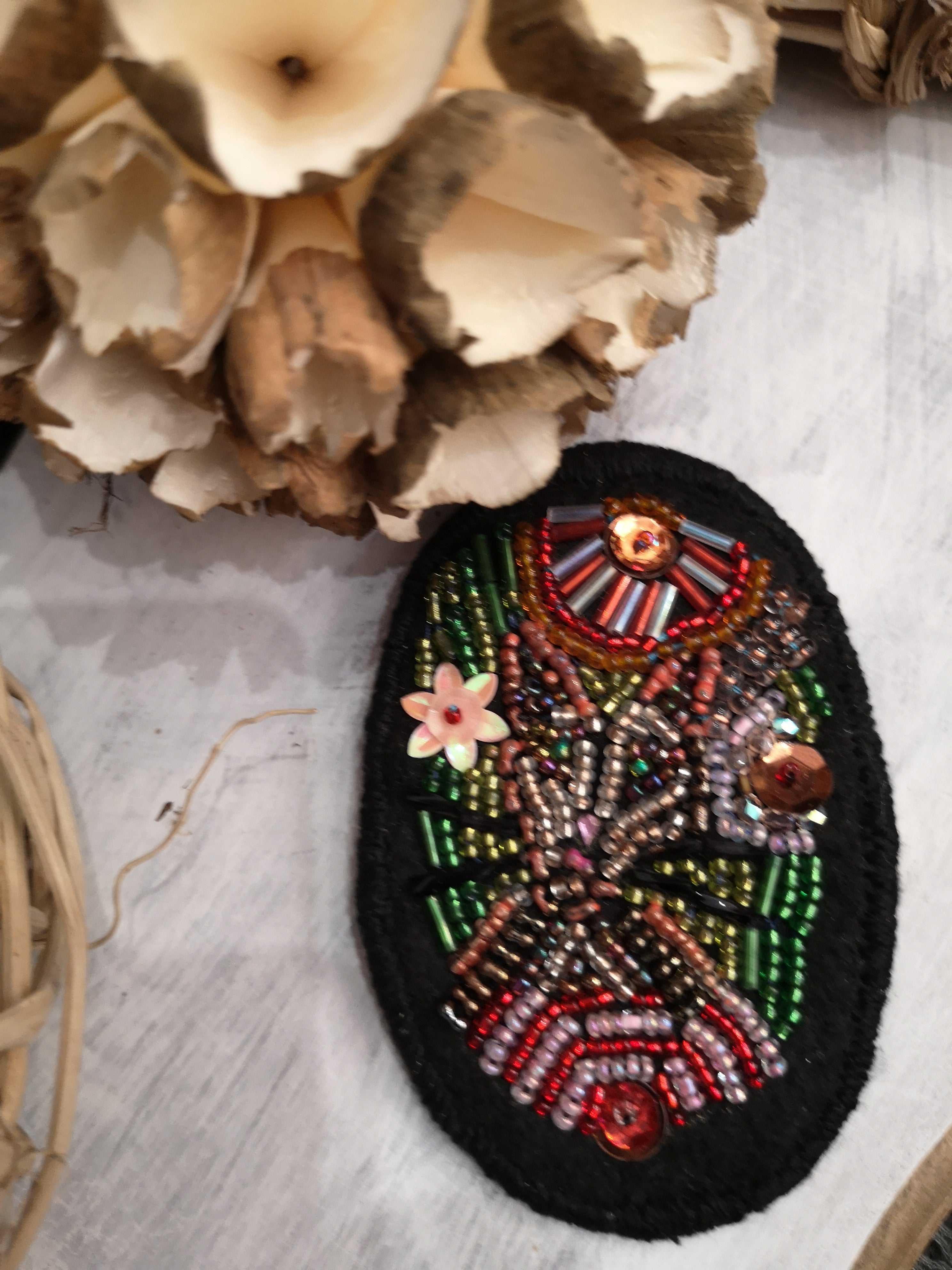 Broche Renard sous le soleil