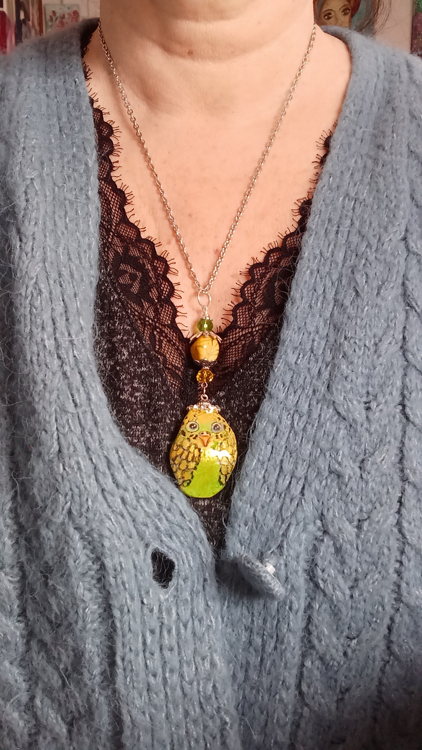 Collier Petite perruche