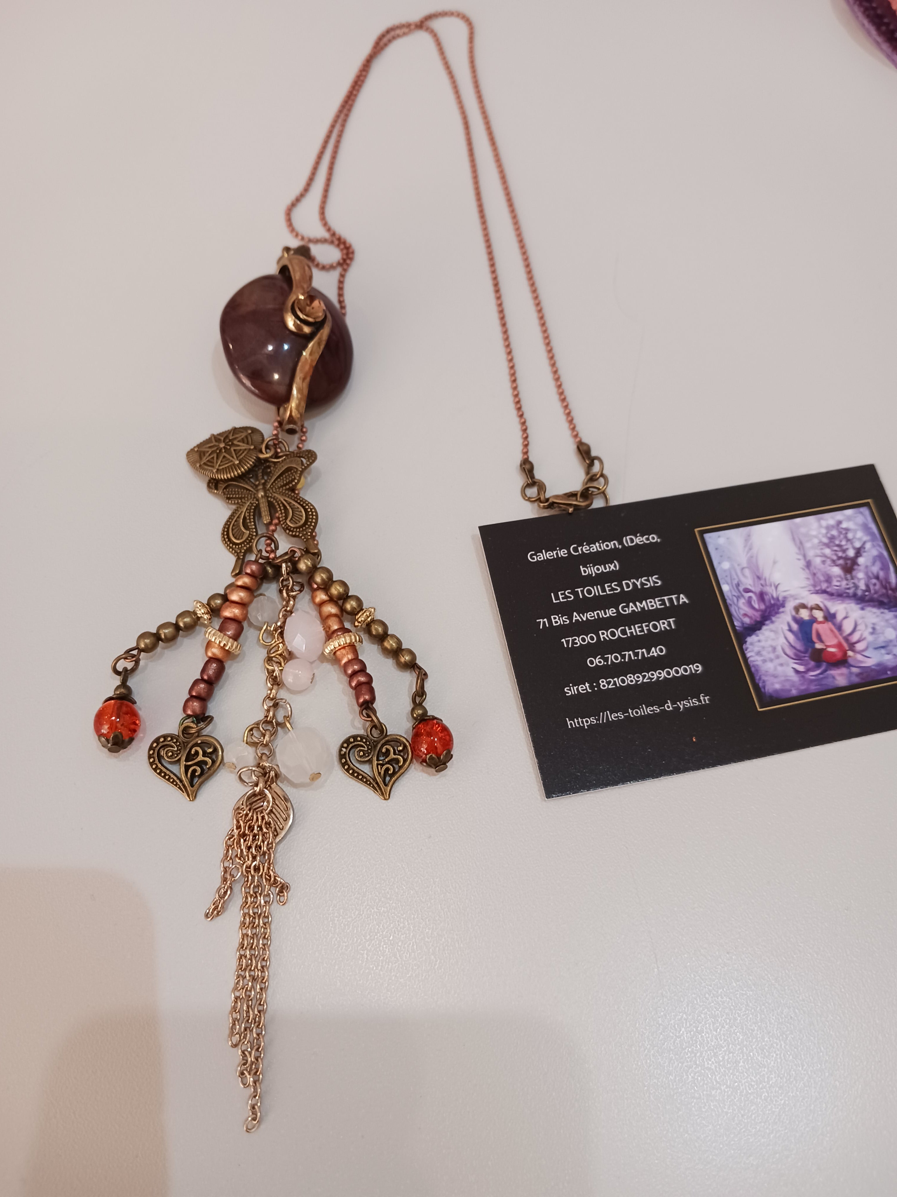 Collier Papillon Bonheur