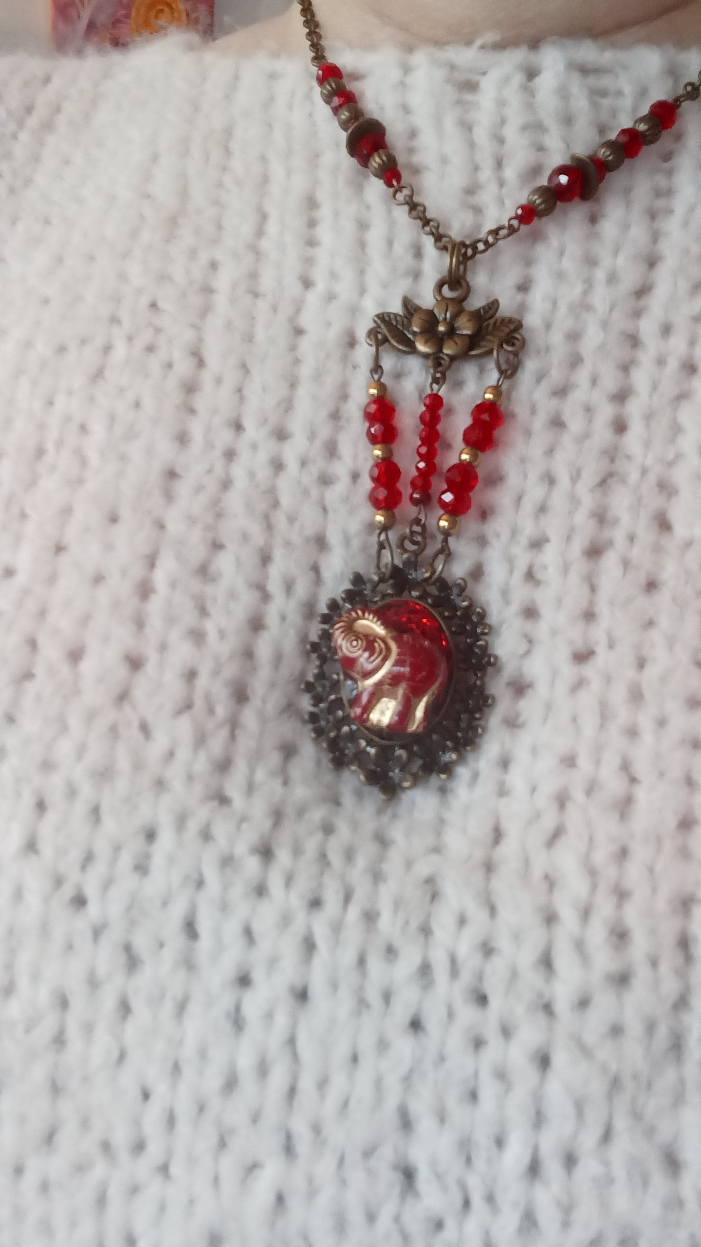 Collier Eléphant des indes