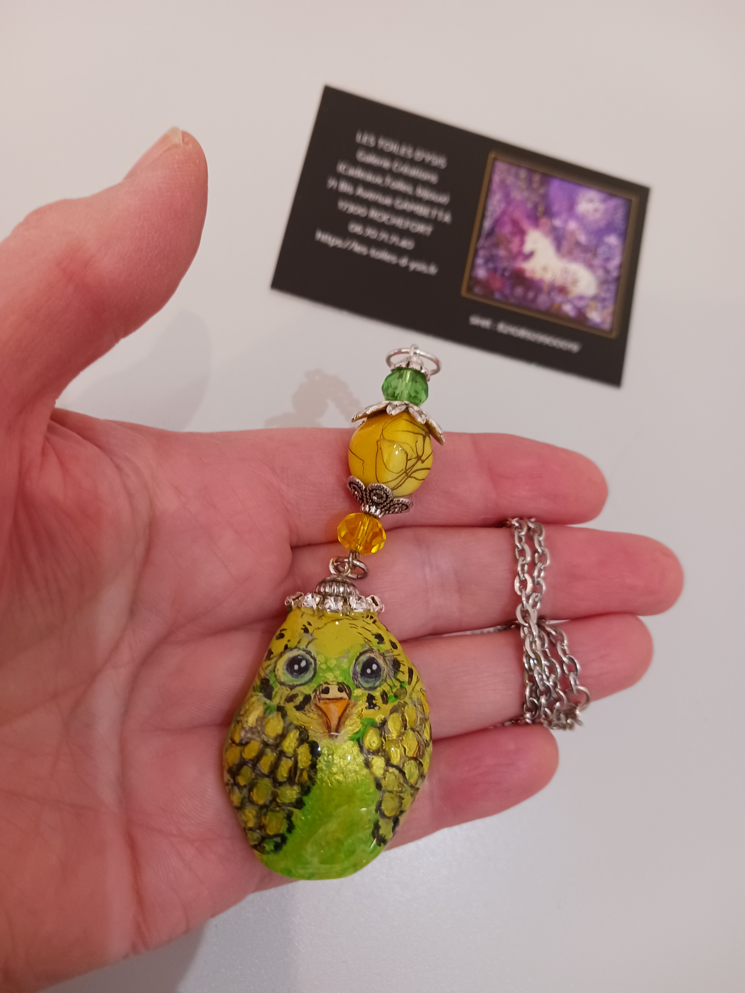 Collier Petite perruche