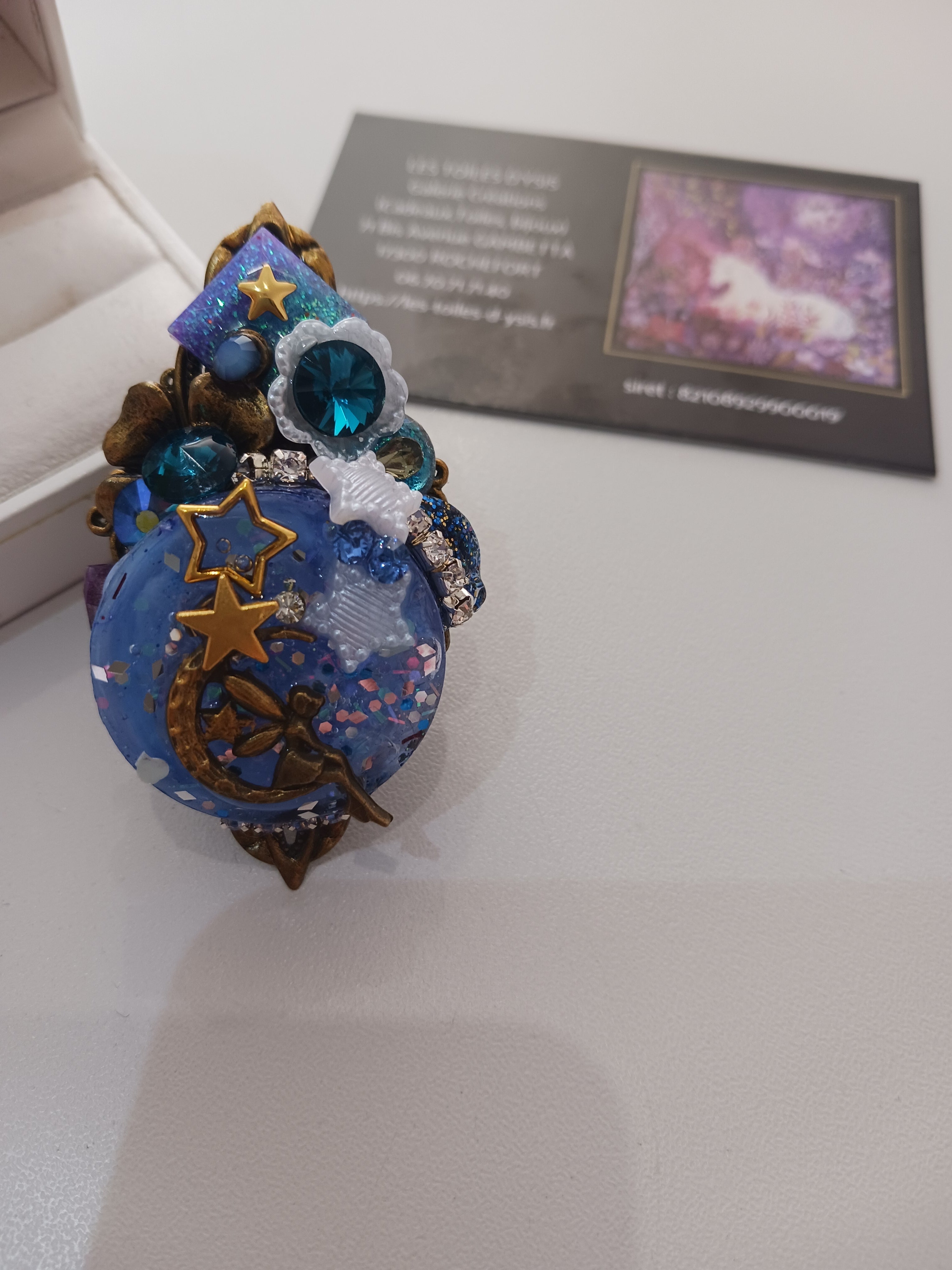 Grosse bague "Petite fée des étoiles"