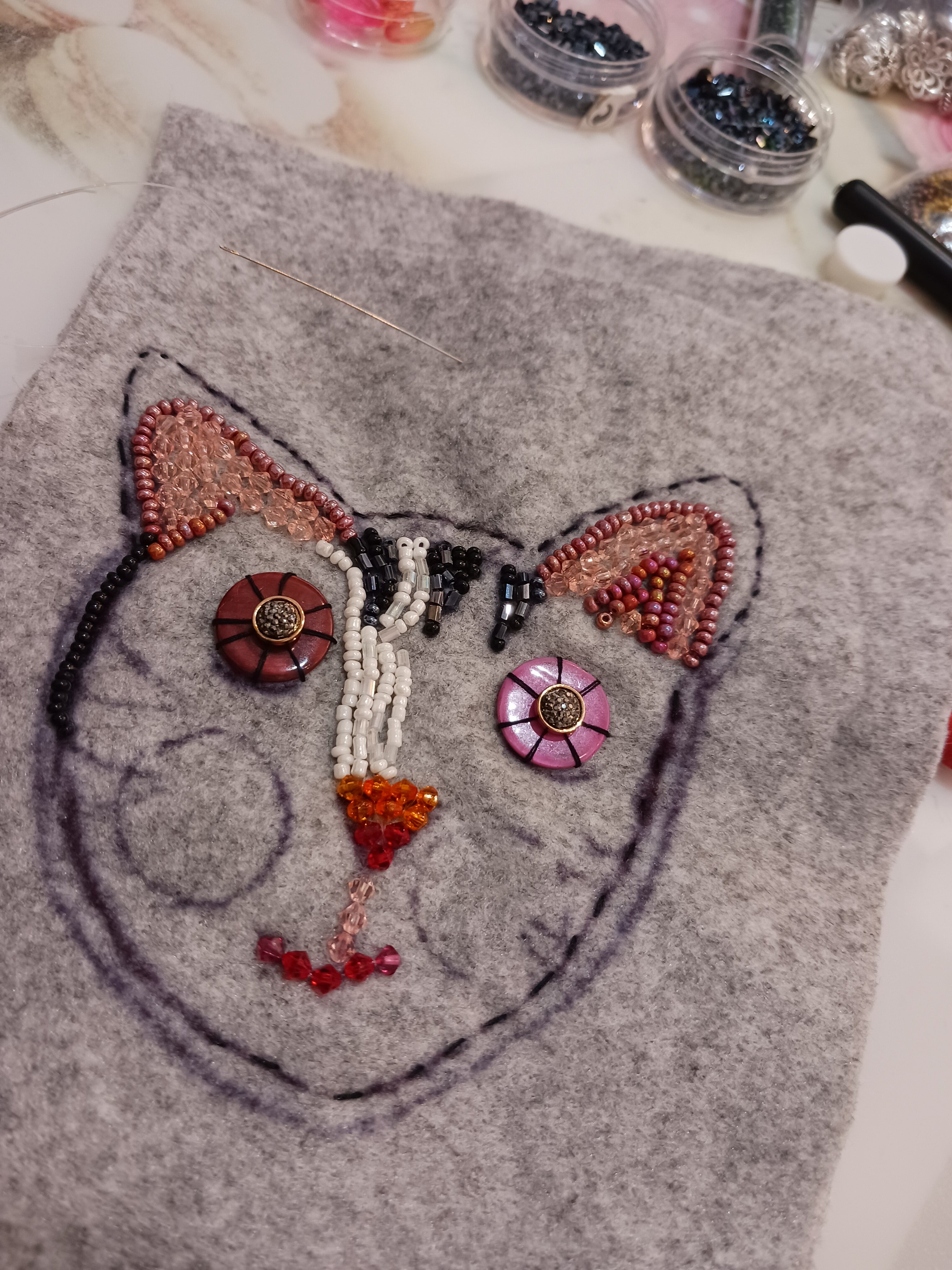 Collier Funny Cat