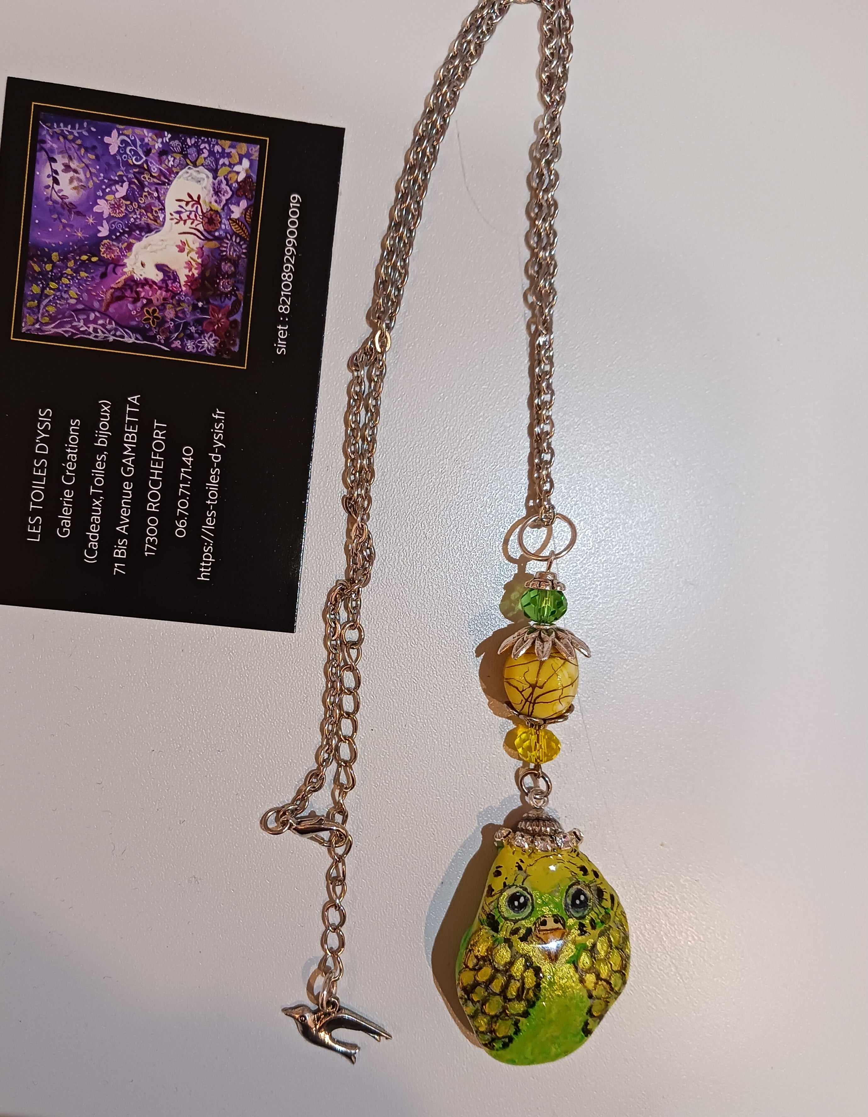 Collier Petite perruche