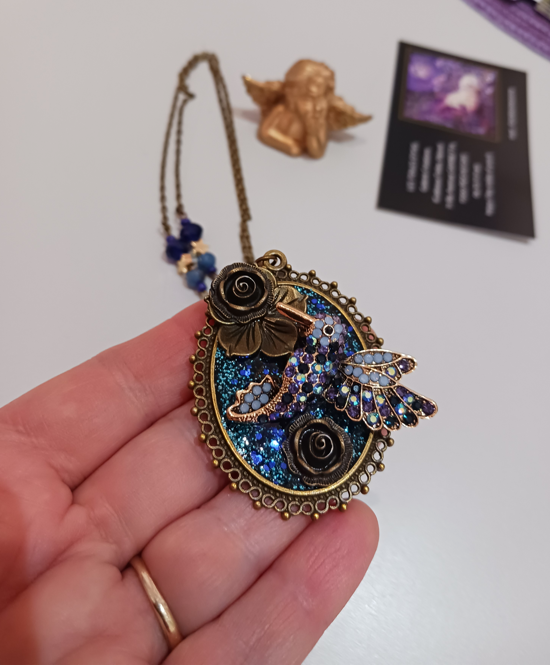 Collier Féérique "Petit colibri"