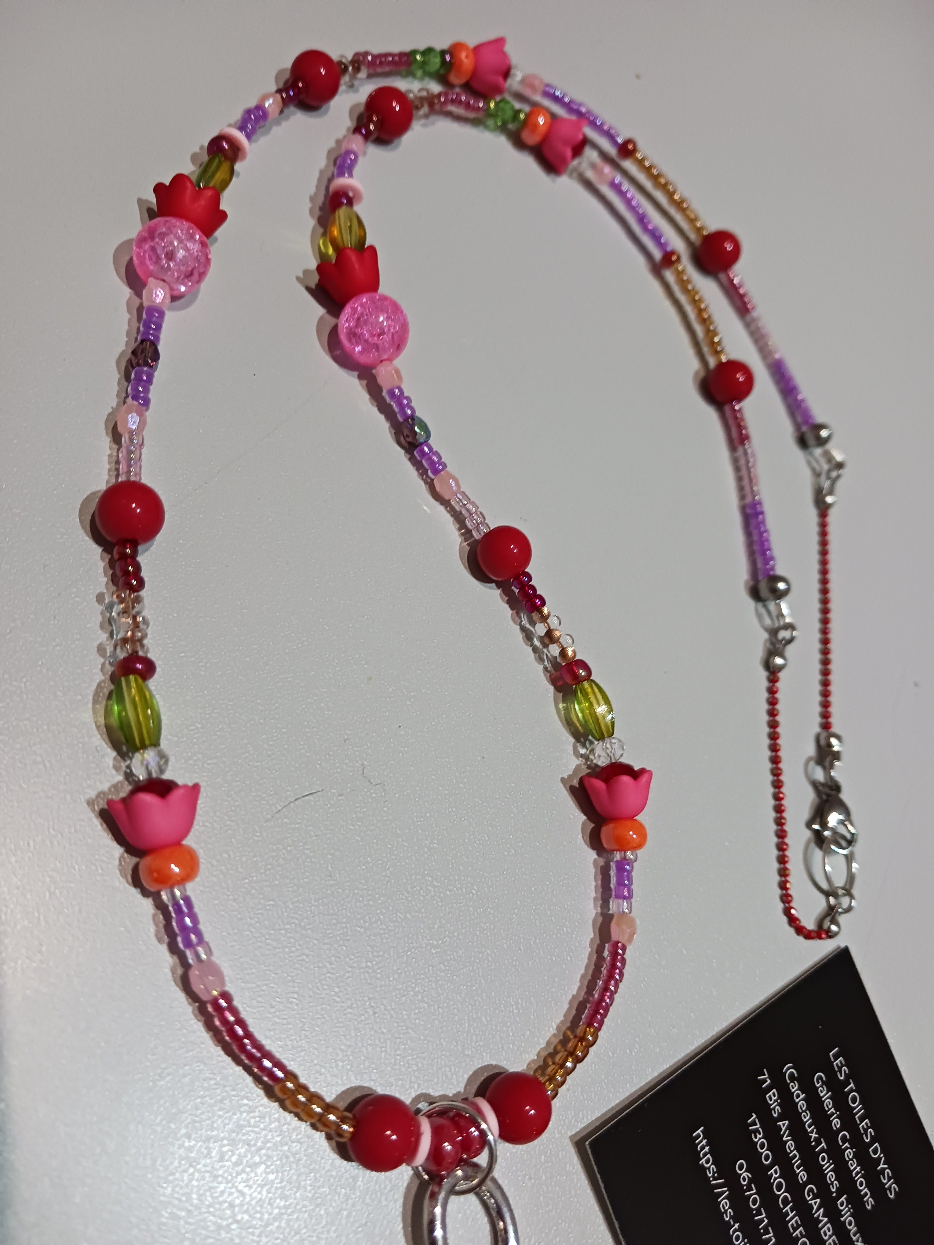 Collier multi fleurs 🌸 🌸 🌸 🌸