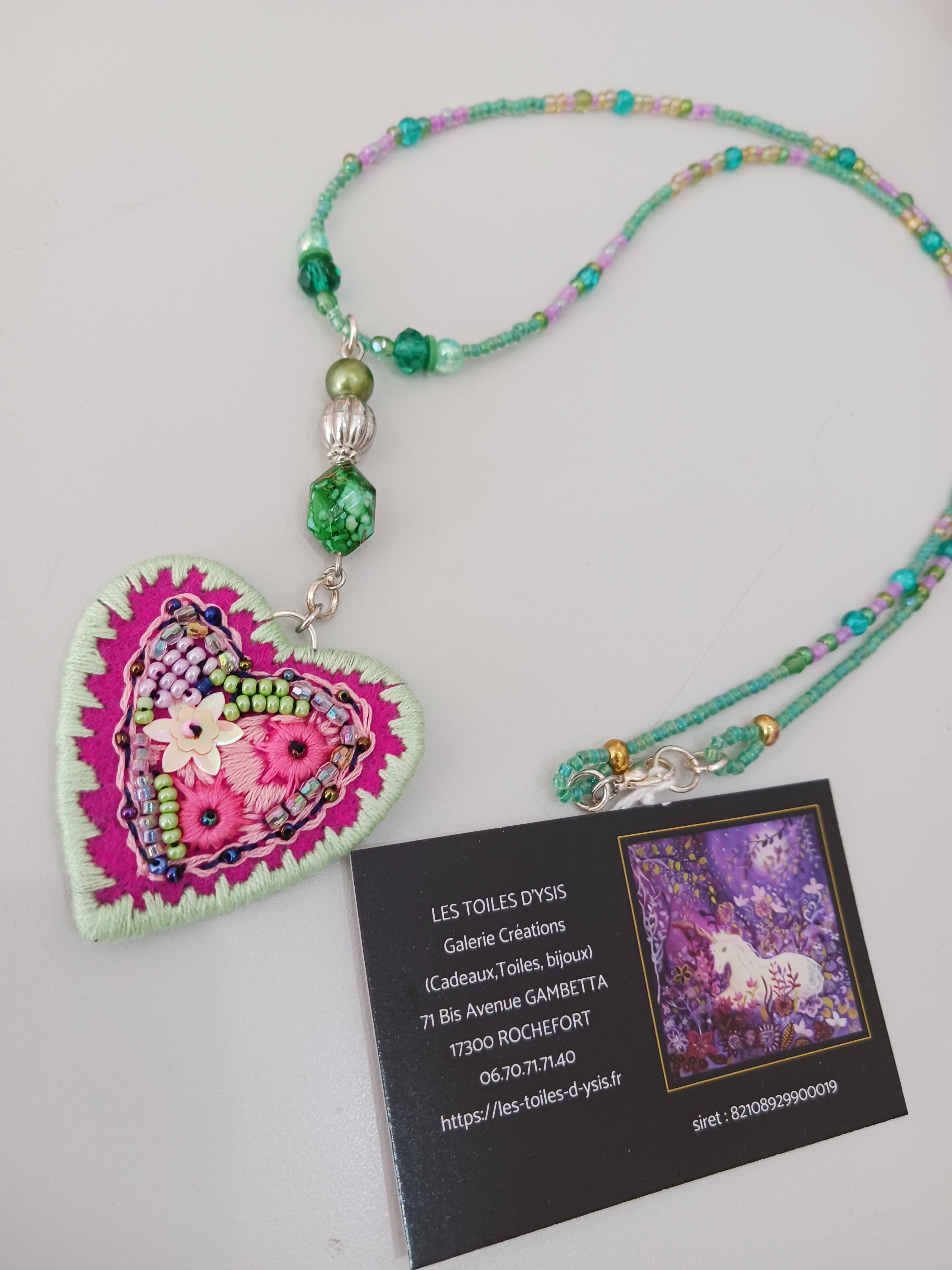 collier bijou fait min