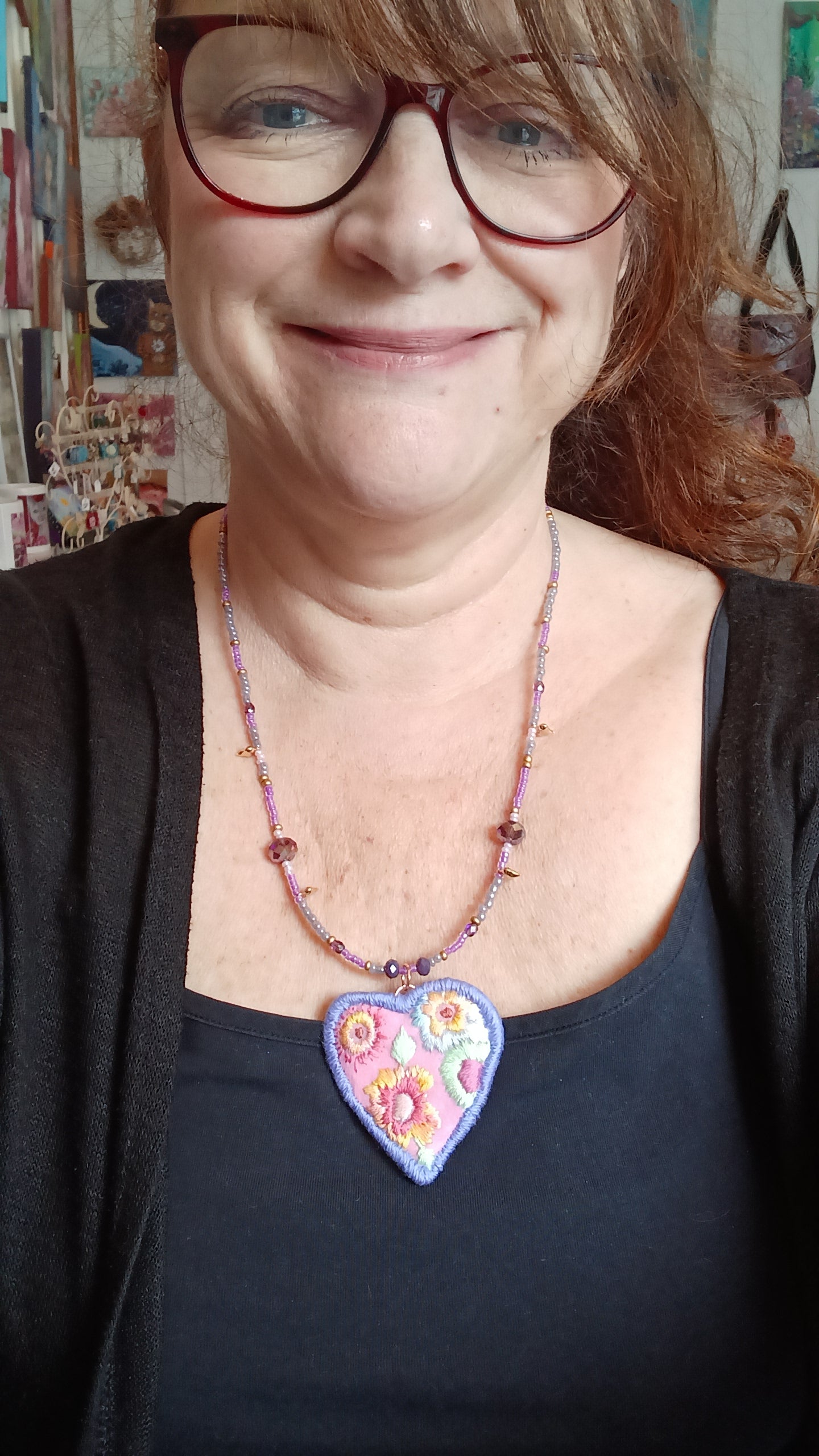 collier fait main original