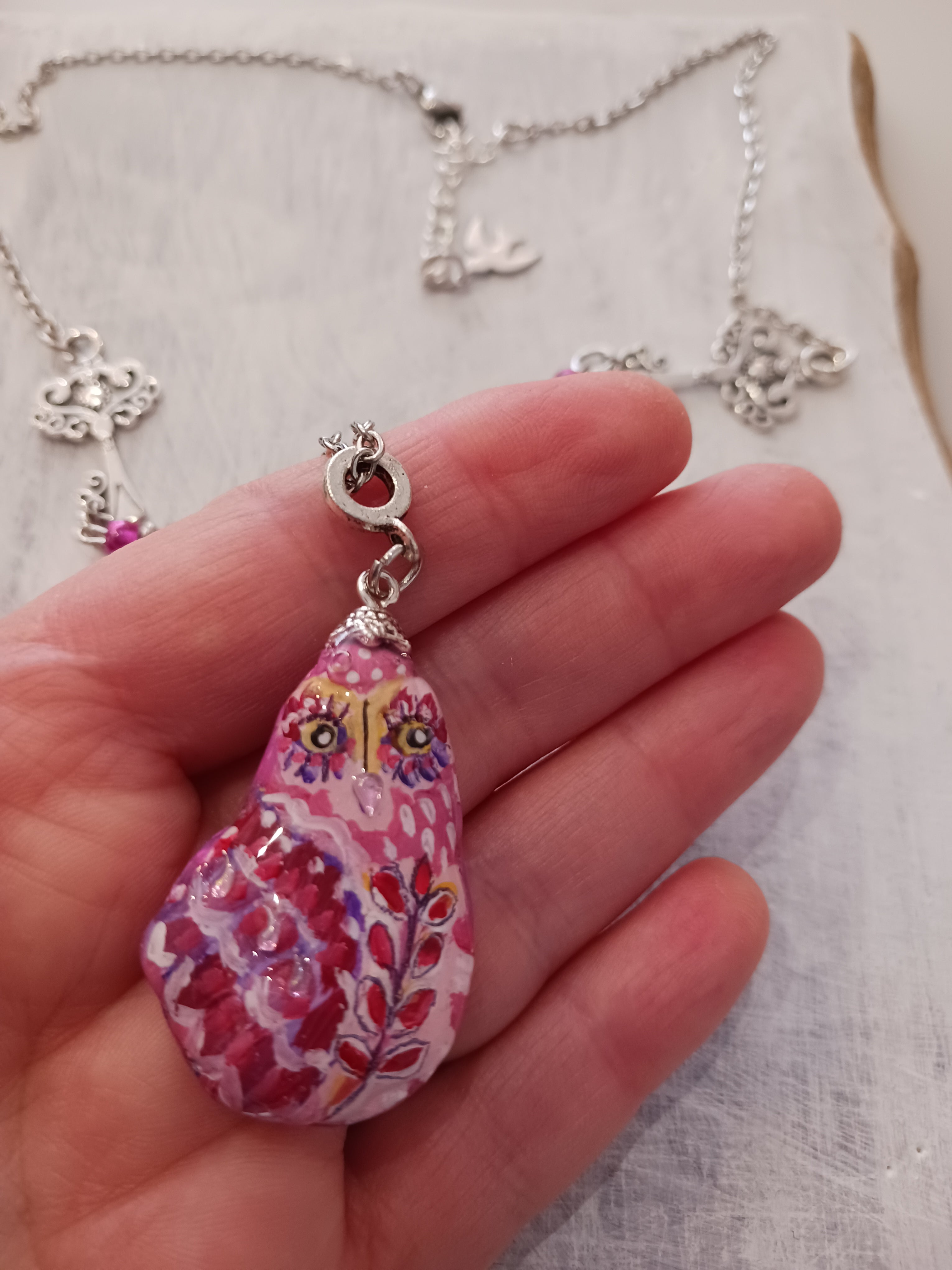 bijou pièce unique résinée