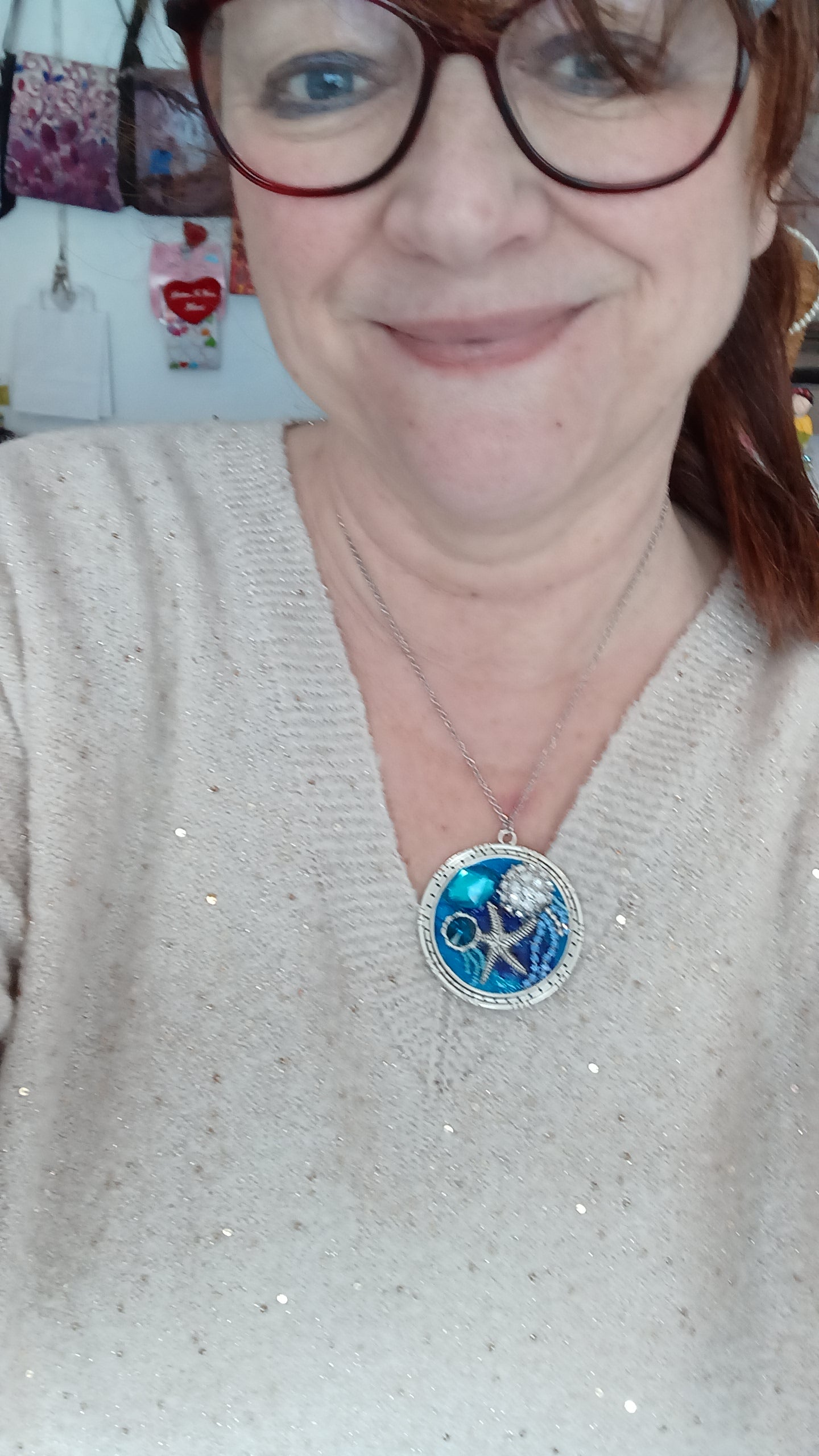 Collier "Le bal des méduses"