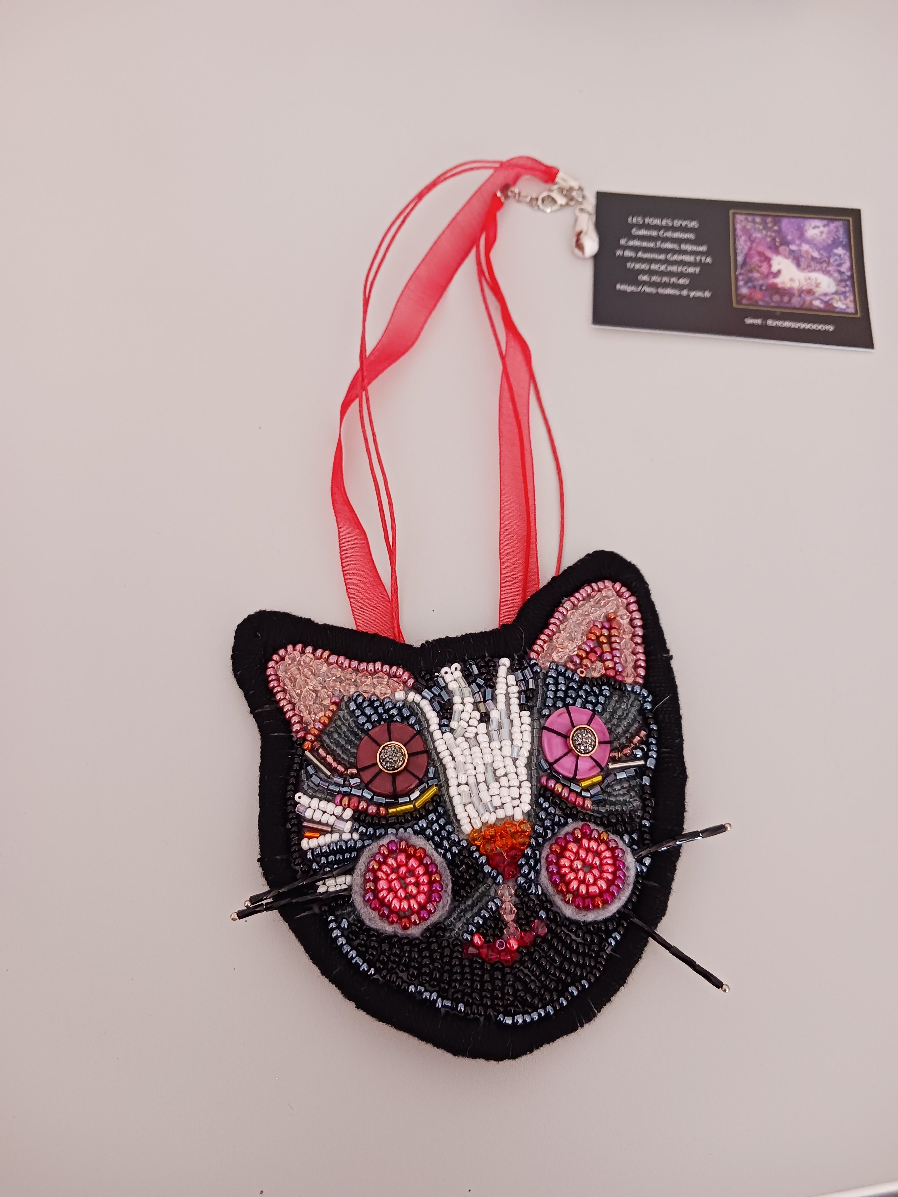 Collier Funny Cat