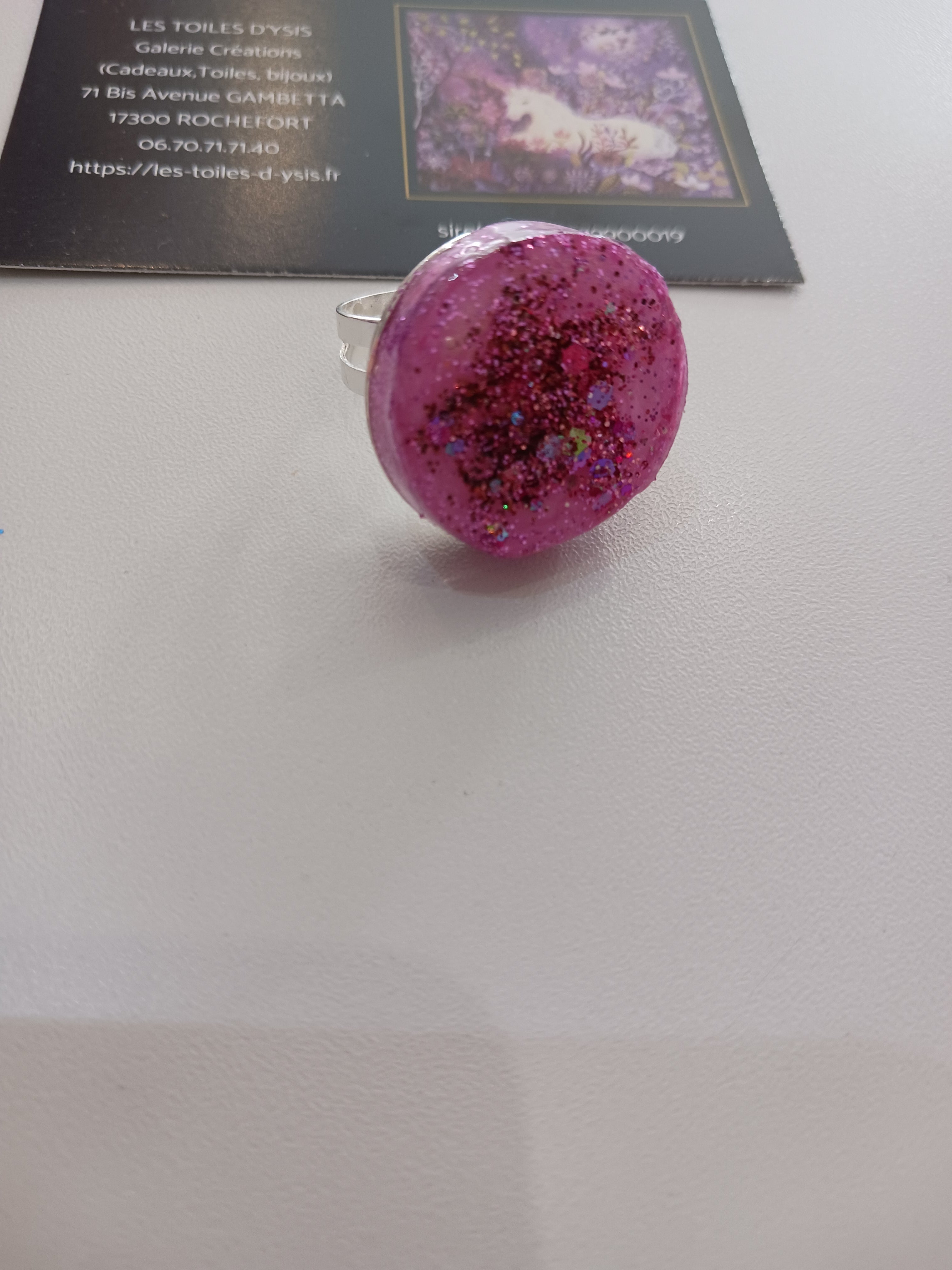 Bague "Octobre Rose"