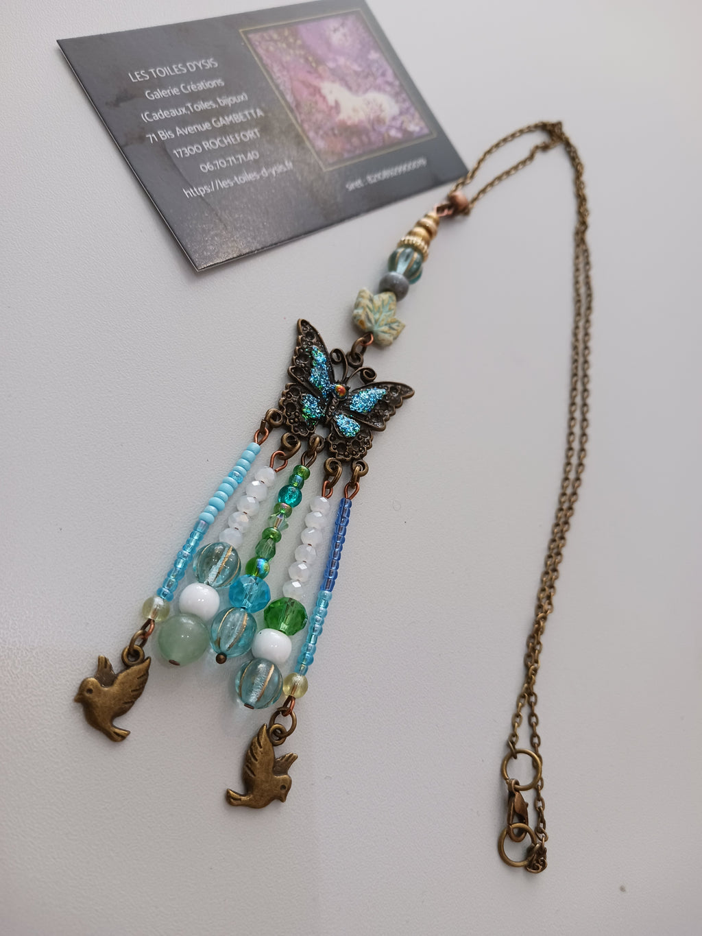 Collier Totem Papillon