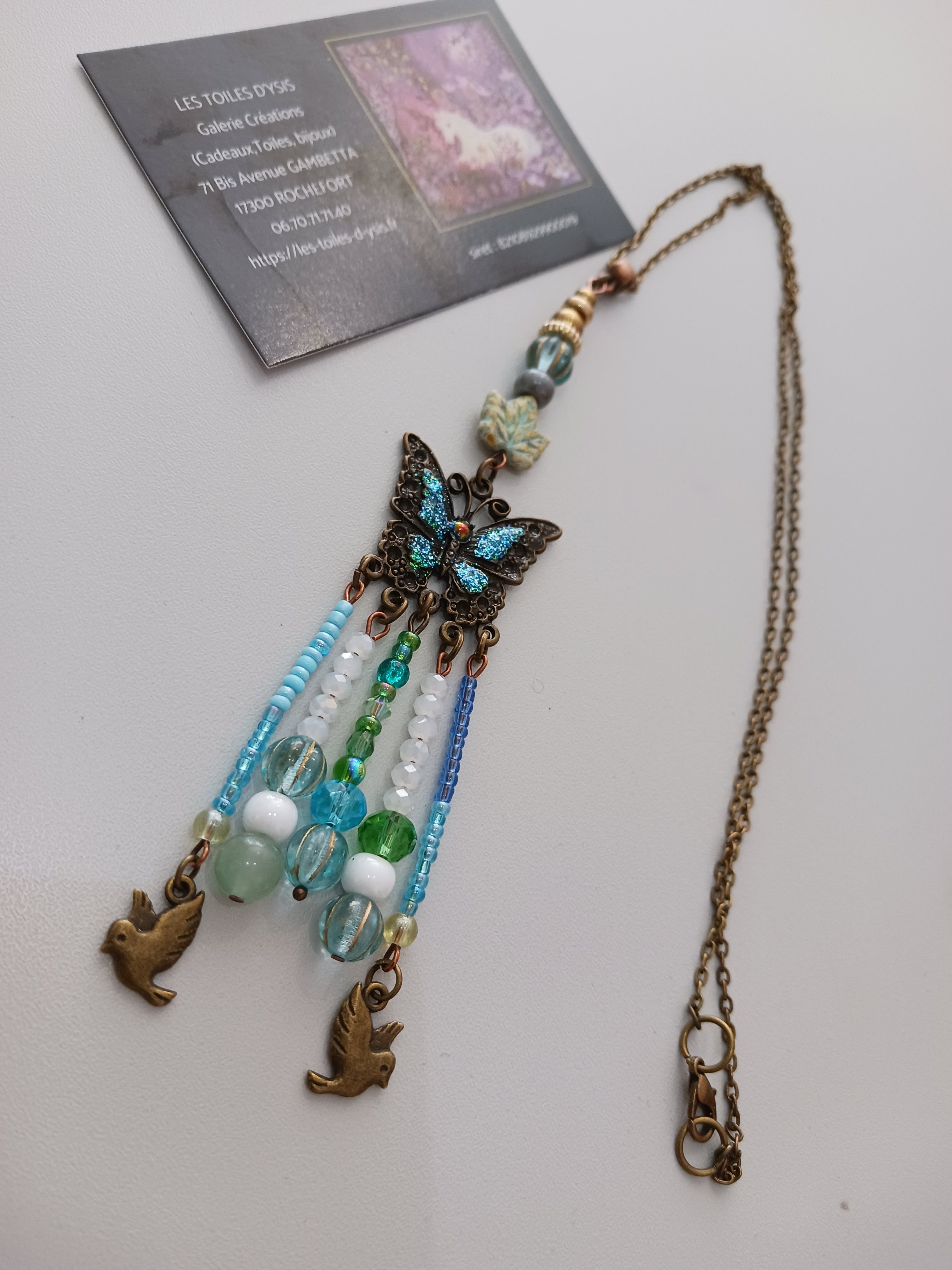 Collier Totem Papillon