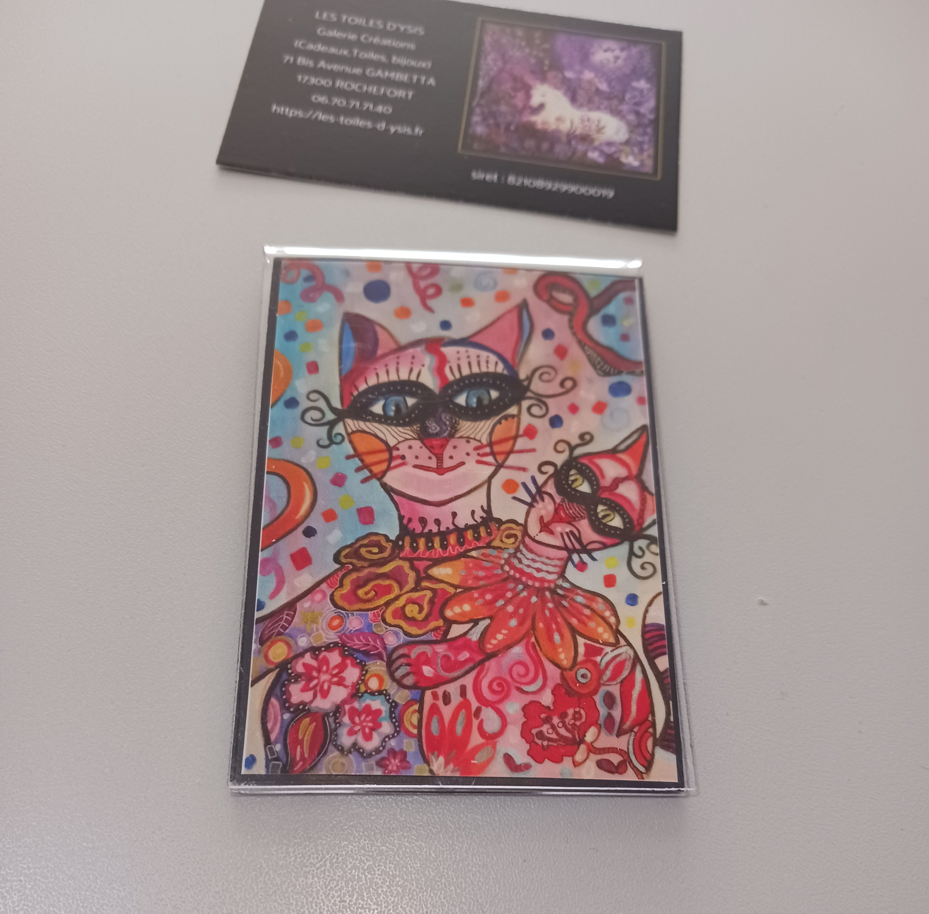 Magnet "Chats de carnaval"