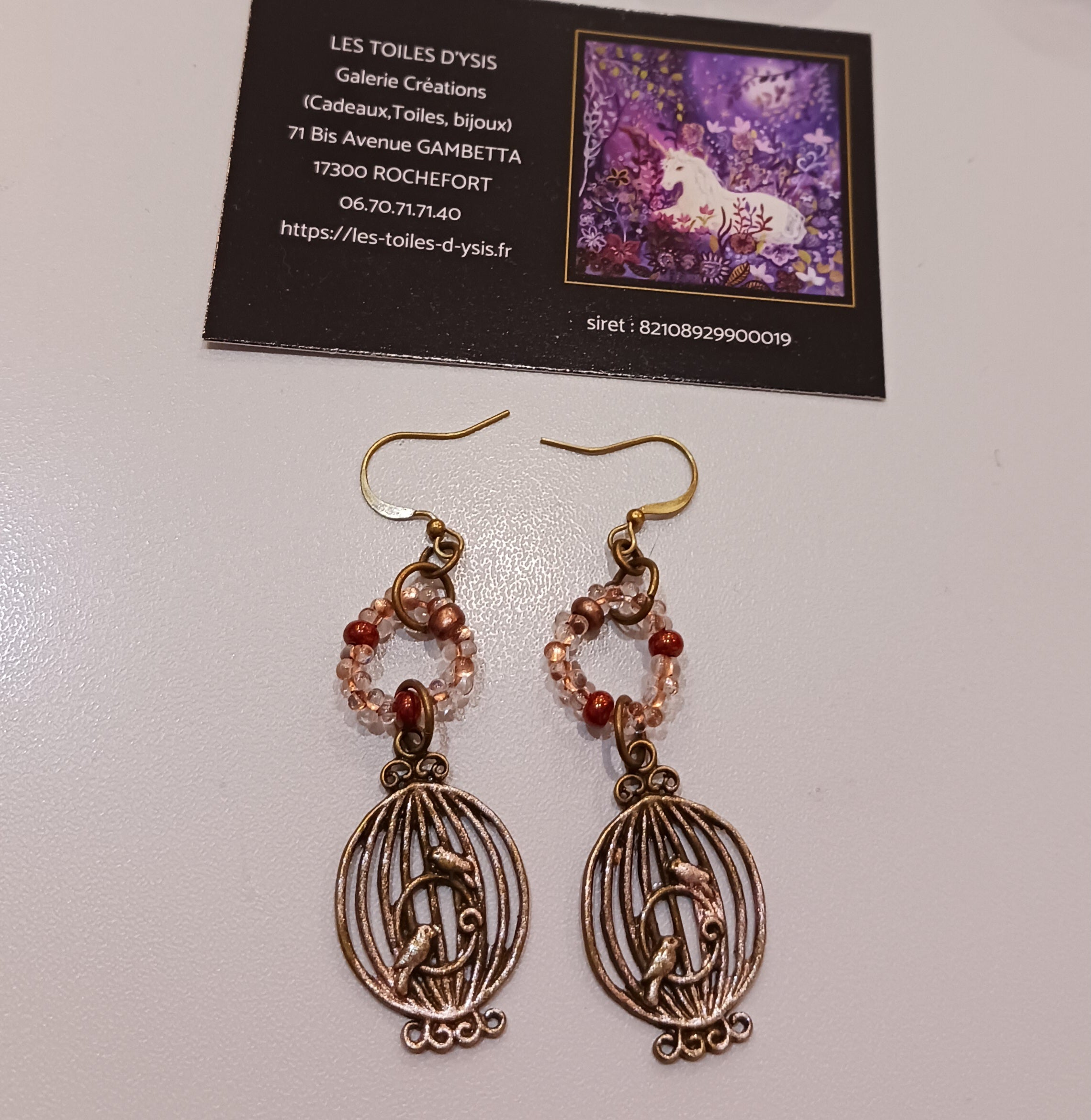 Boucles Cages aux oiseaux