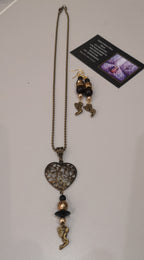 Parure bronze cœur de fée