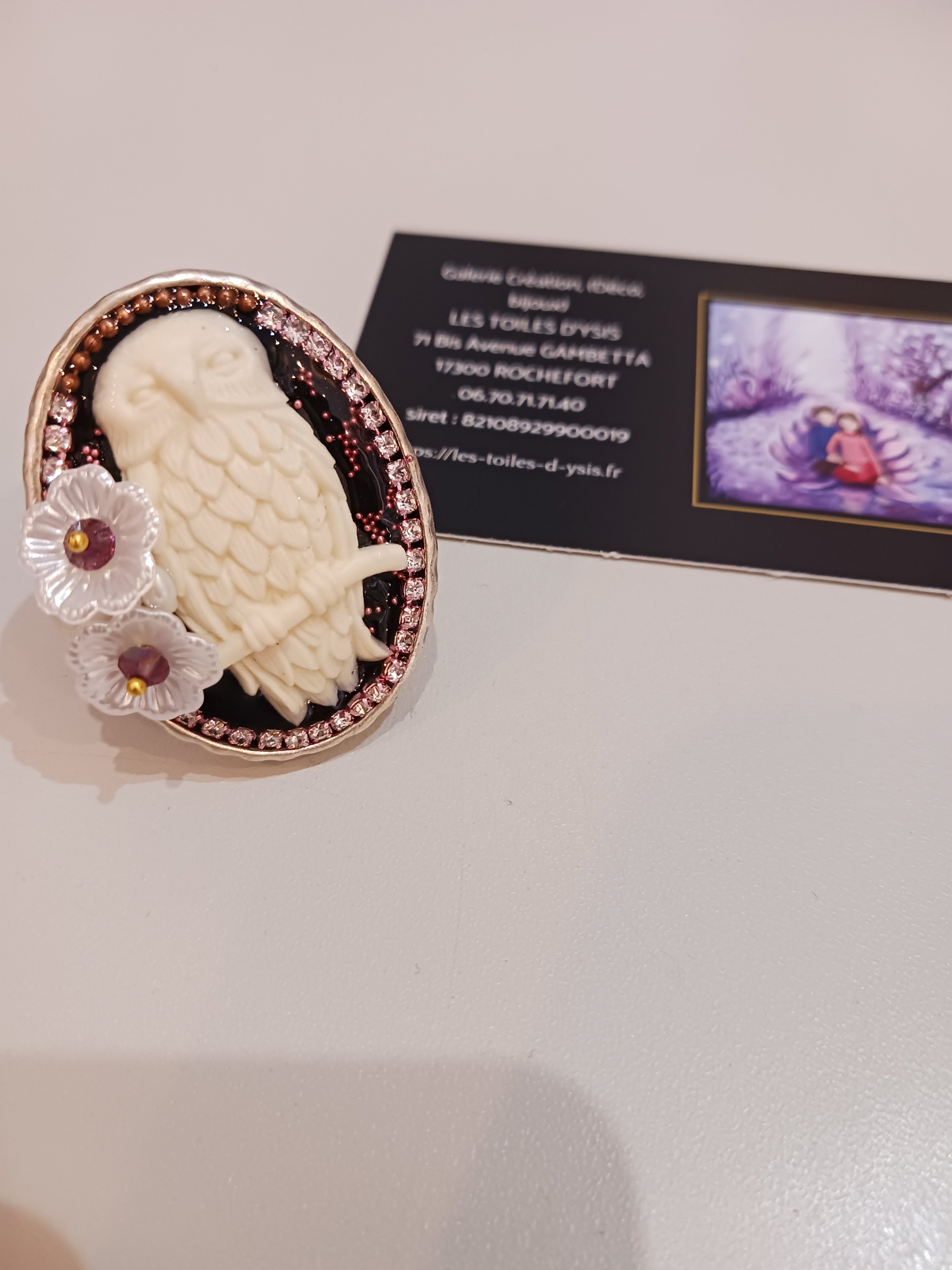 Grosse bague Féérique chouette