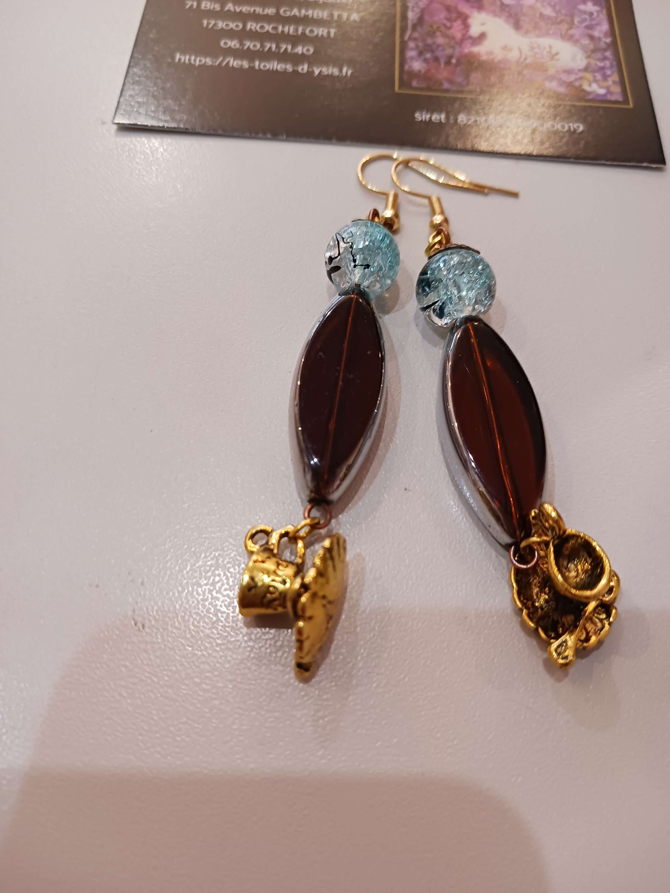 Boucles "Drink me now"