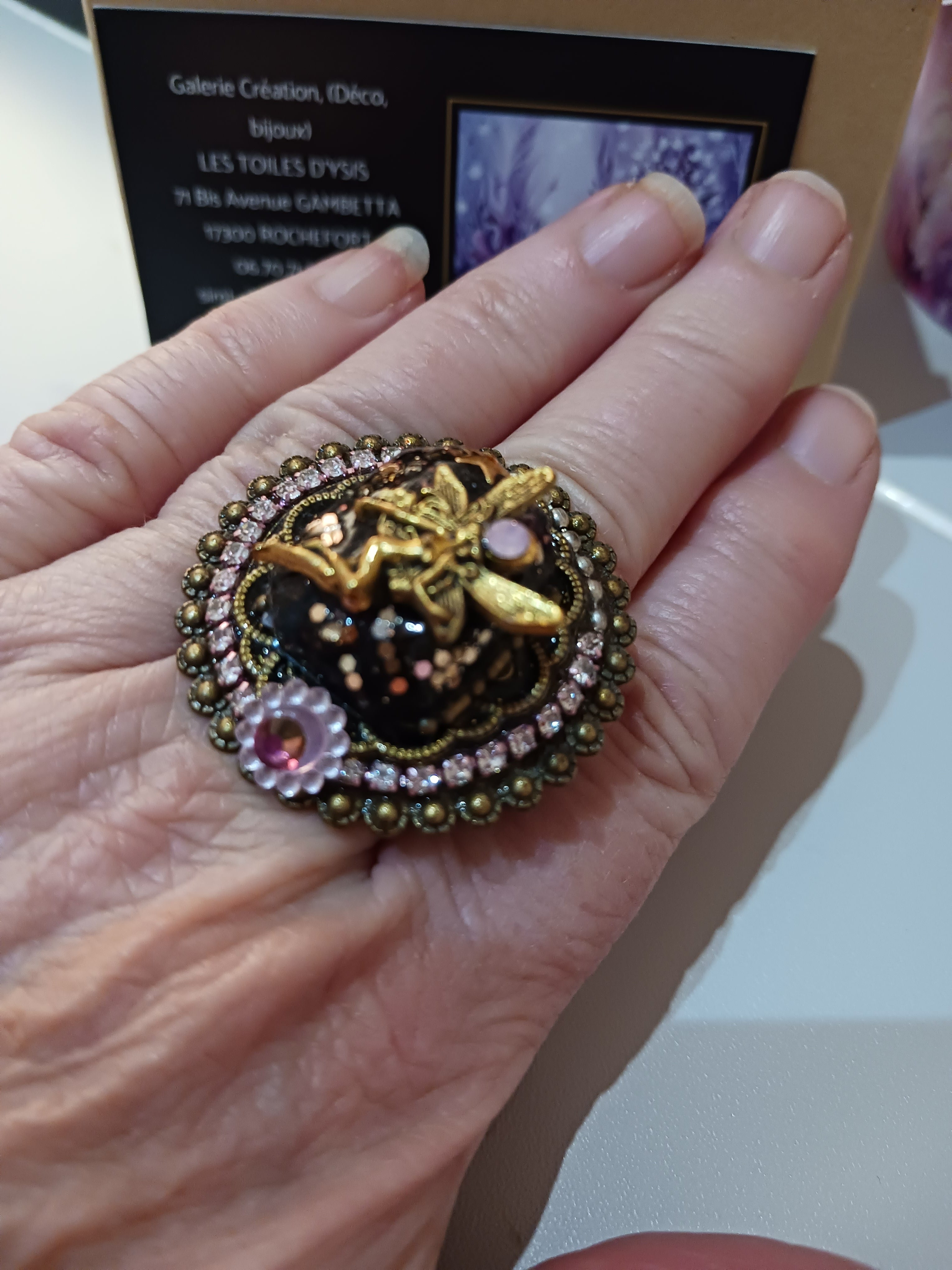 Bague fée d'or