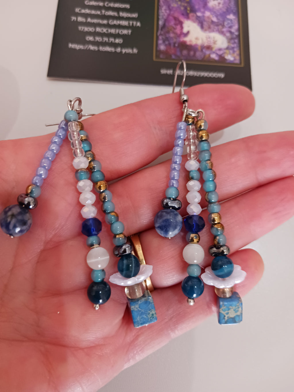 Boucles " vacances à la mer "