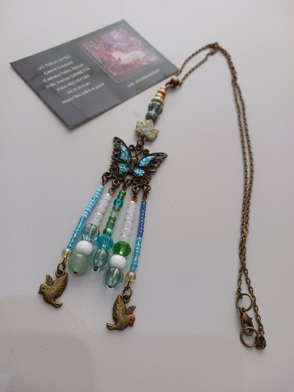 Collier Totem Papillon