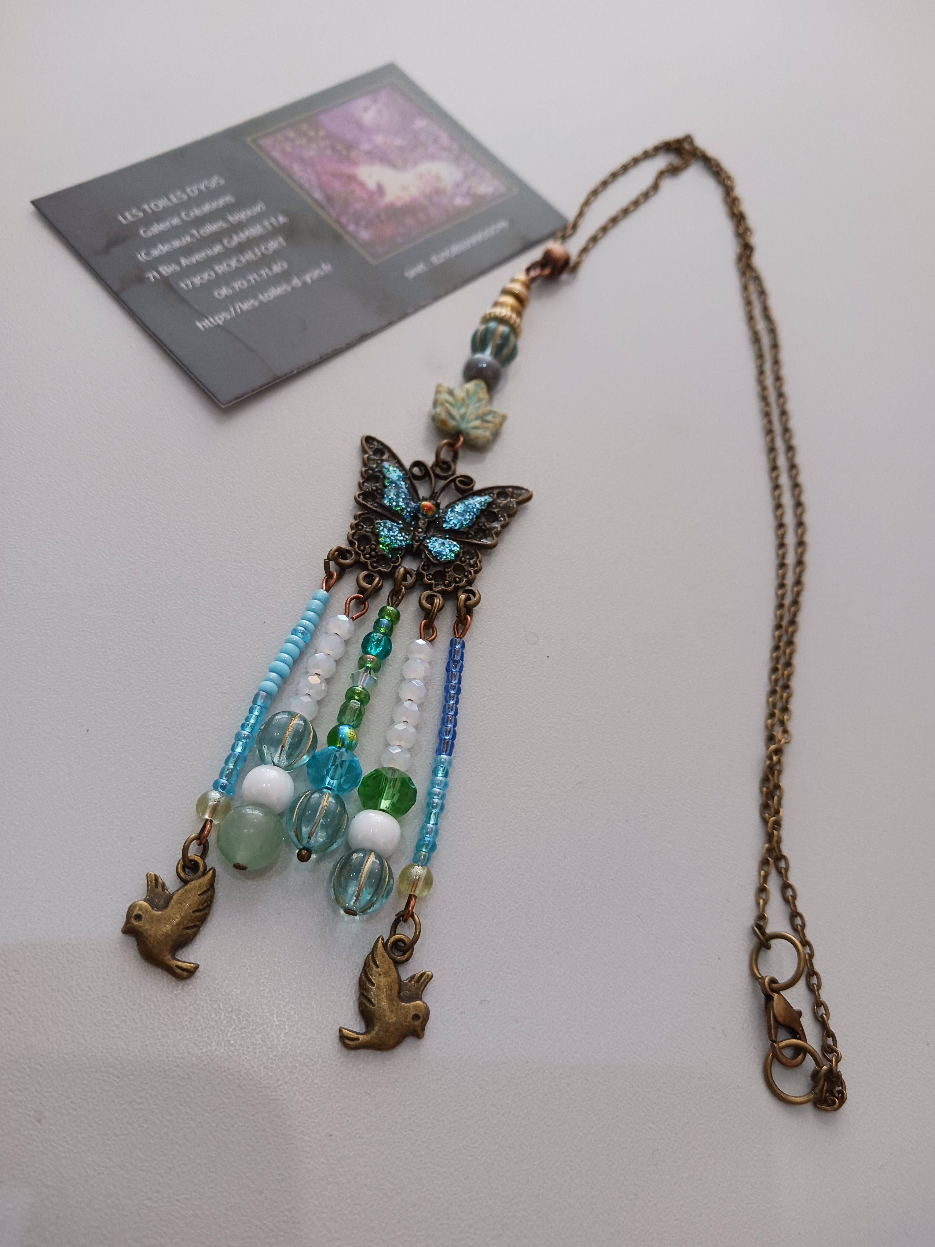 Collier Totem Papillon
