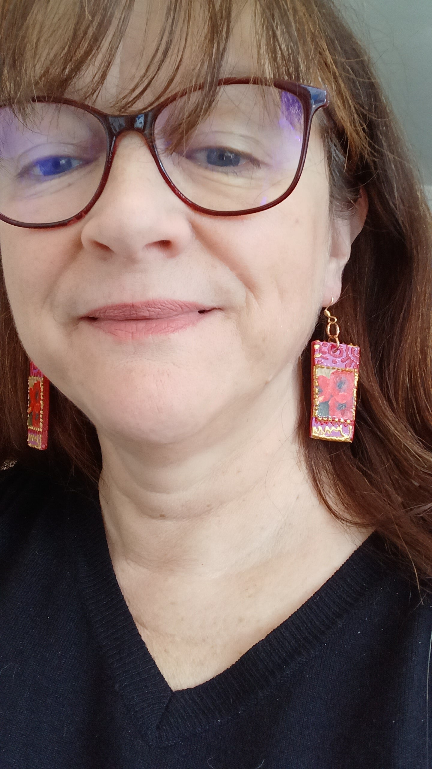 Boucles Coquelicots