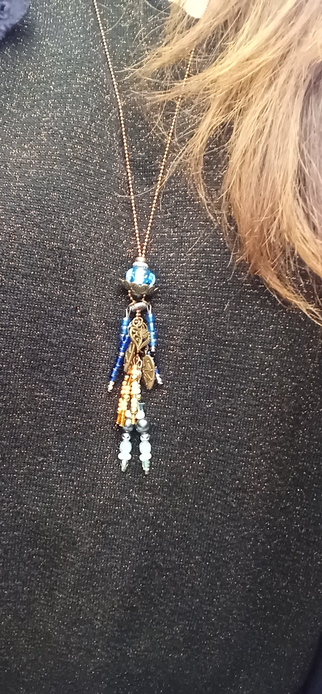 Sautoir Amour Boho Gri-gri Reservé G