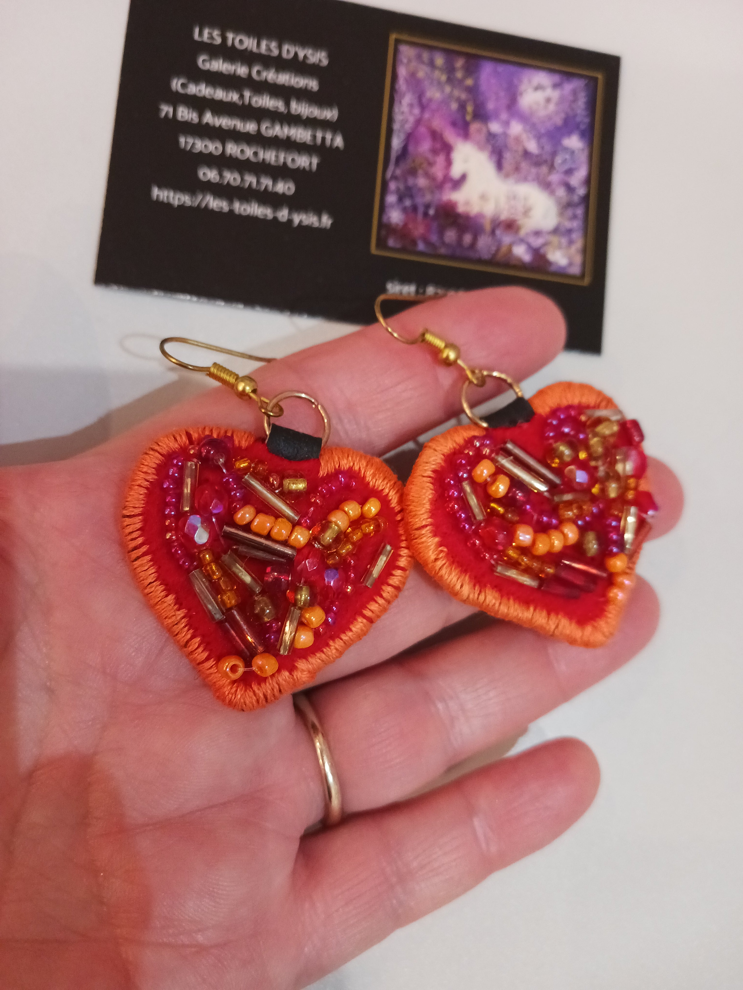 Boucles Les cœurs Joyeux